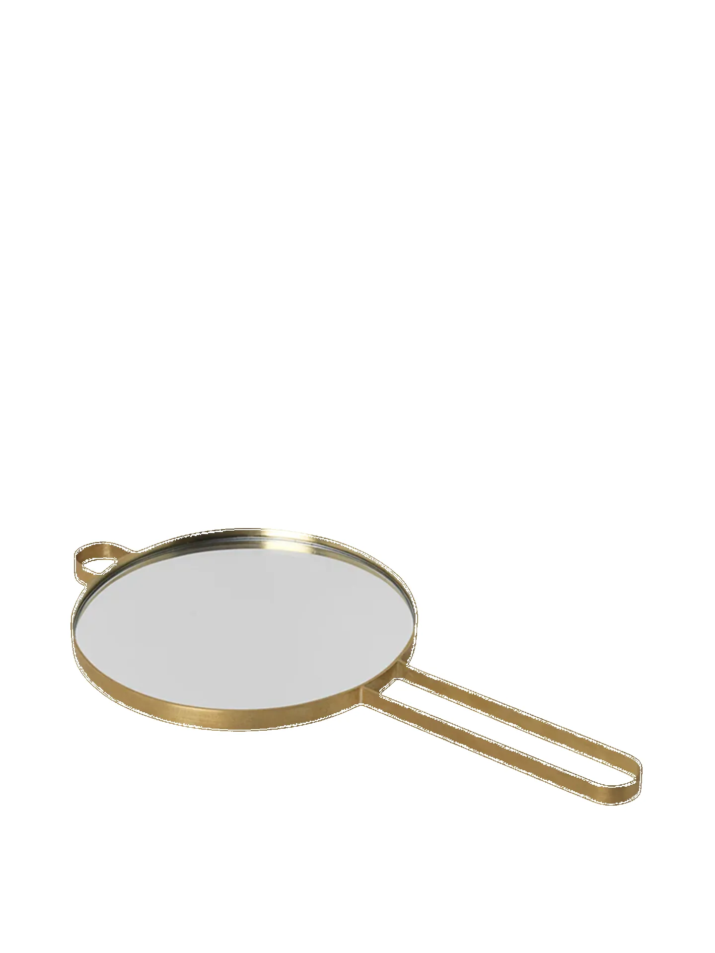 Poise Hand Mirror - Brass sold by Ferm Living