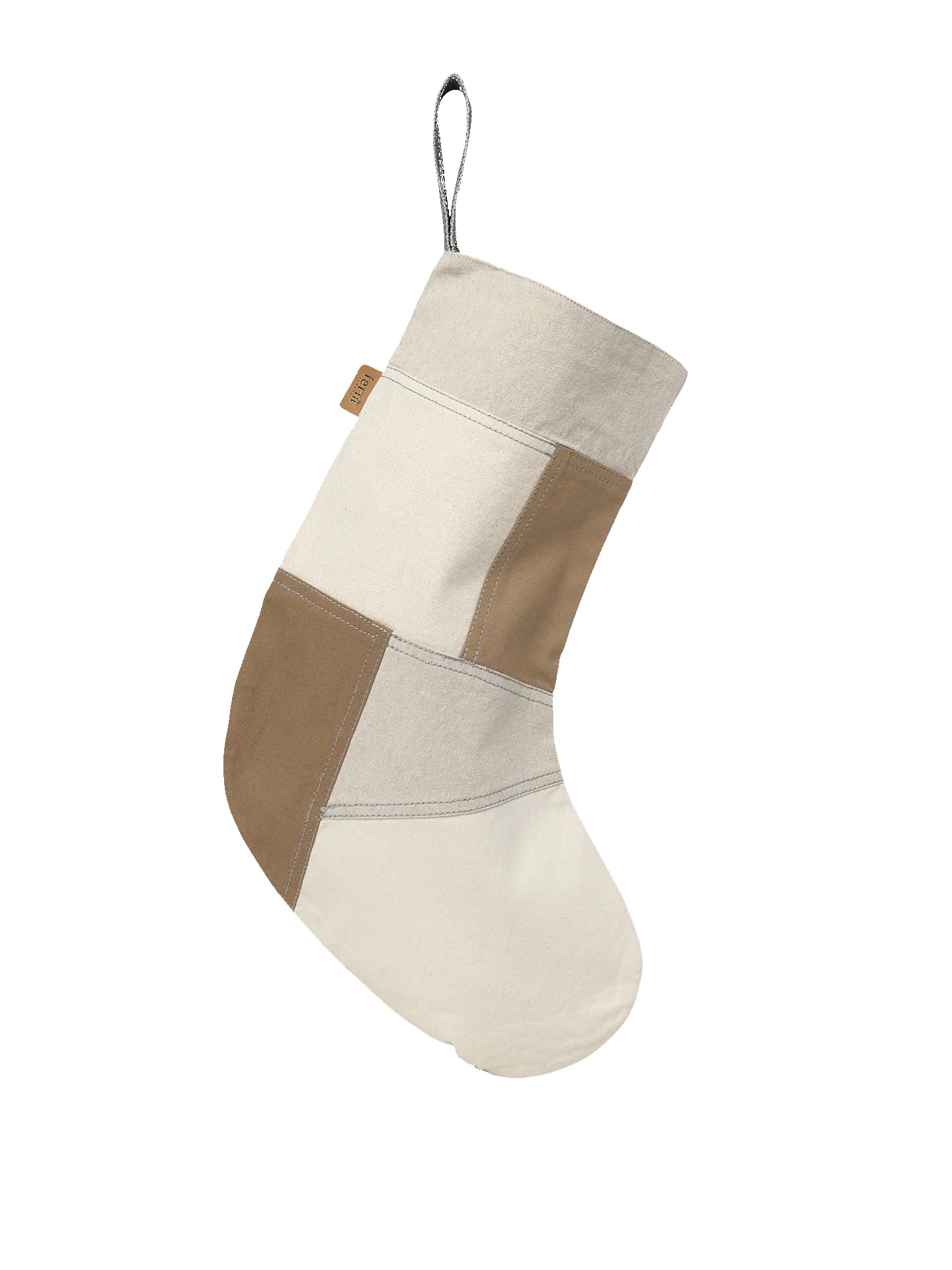 Tonal Christmas Stocking sold by Ferm Living