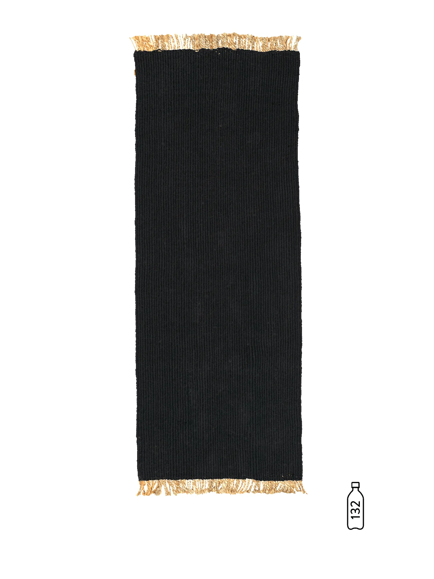 Block Runner - Black/Natural sold by Ferm Living