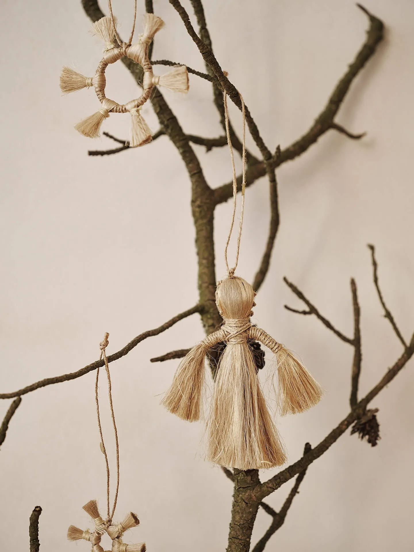 Jute Stars - Set of 3 - Natural sold by Ferm Living product image thumbnail 3