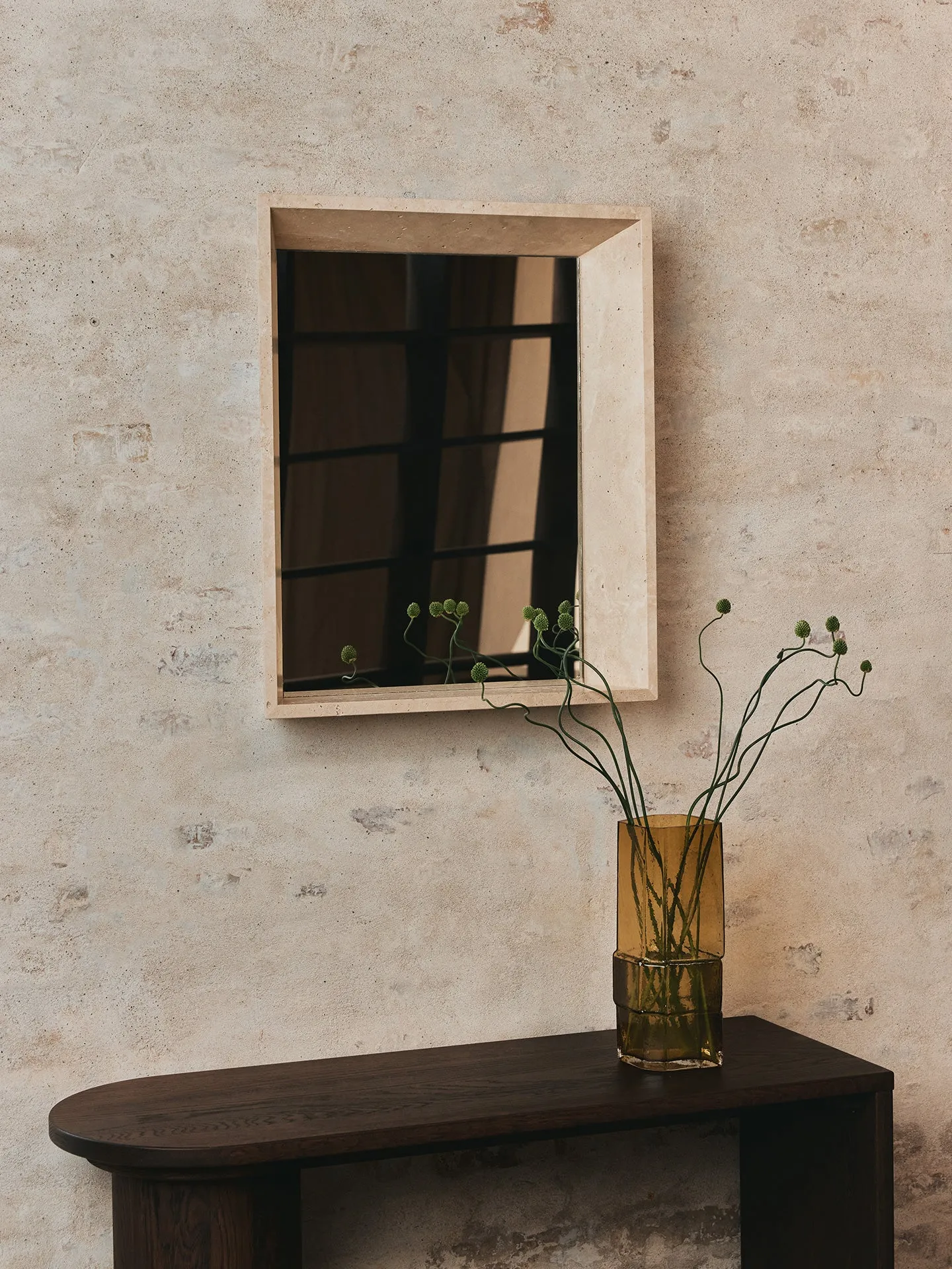 Lancet Mirror - Travertine sold by Ferm Living product image thumbnail 4