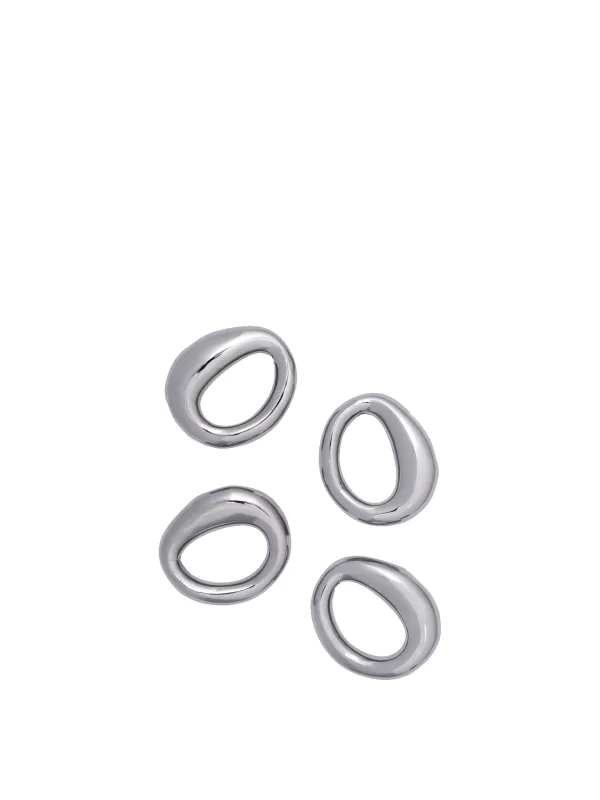 Orrith Napkin Rings - Set of 4 - Silver sold by Ferm Living