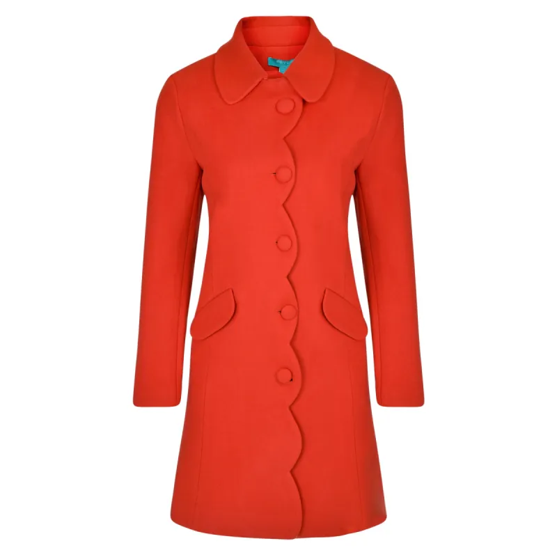 Lana Coat Red sold by Fever London