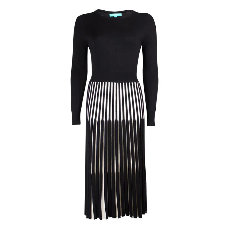 Lewes Dress Black/Cream sold by Fever London