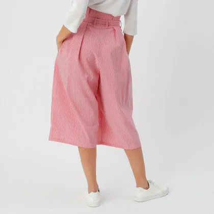 Sabina Culottes Red/Cream sold by Fever London product image thumbnail 3