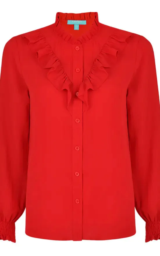 Amaya Blouse Red sold by Fever London product image thumbnail 4