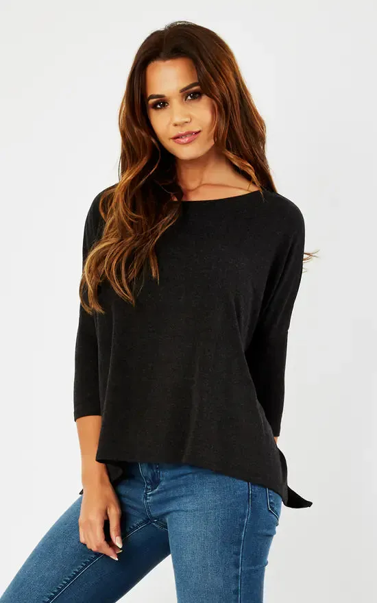 Grey 'Doya' Top sold by Fever London product image thumbnail 3