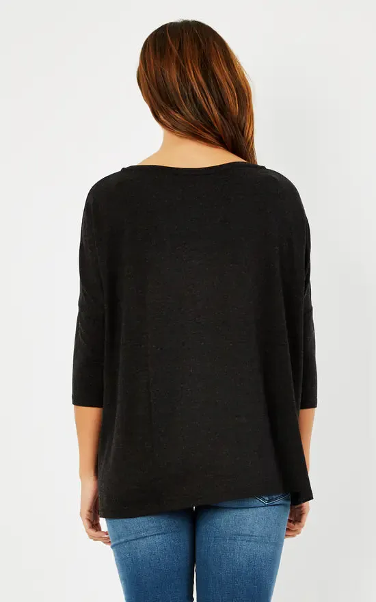 Grey 'Doya' Top sold by Fever London product image thumbnail 2