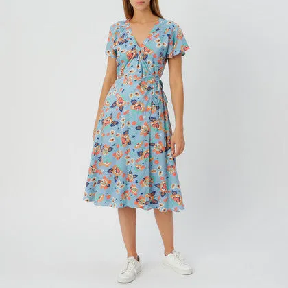Polly Wrap Dress Multi Floral sold by Fever London product image thumbnail 4