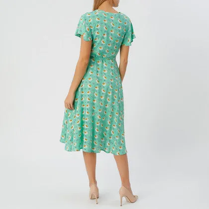 Lavinia Wrap Dress Mint sold by Fever London product image thumbnail 2