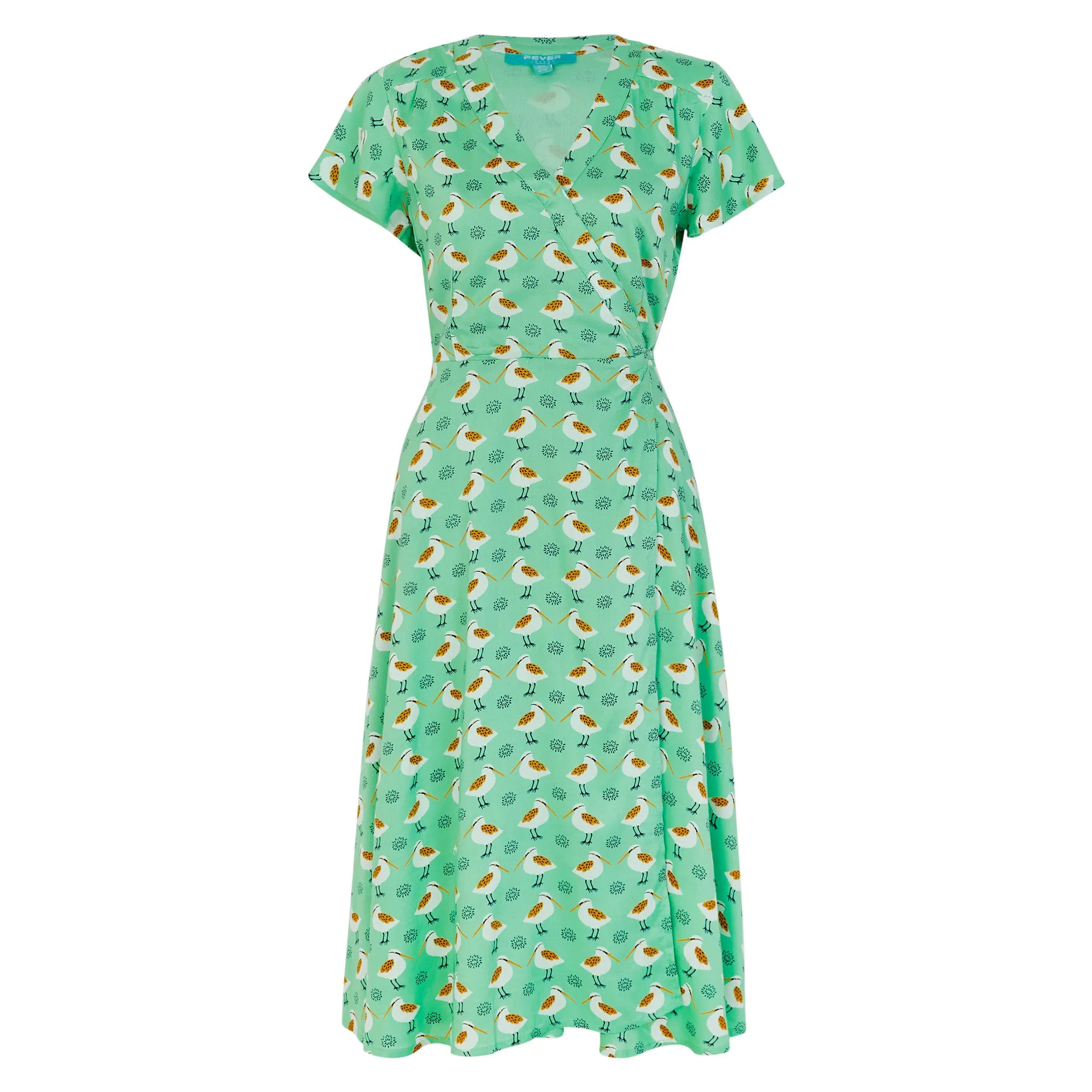 Lavinia Wrap Dress Mint sold by Fever London product image thumbnail 3