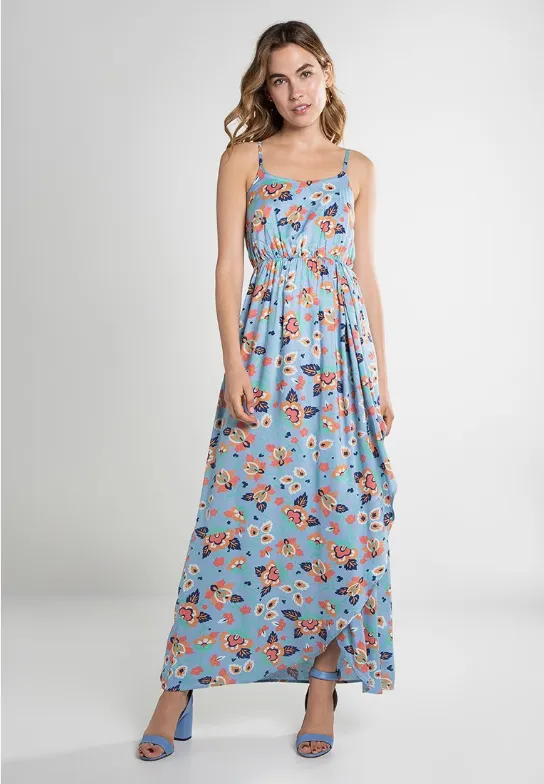 Polly Maxi Dress Multi Floral sold by Fever London