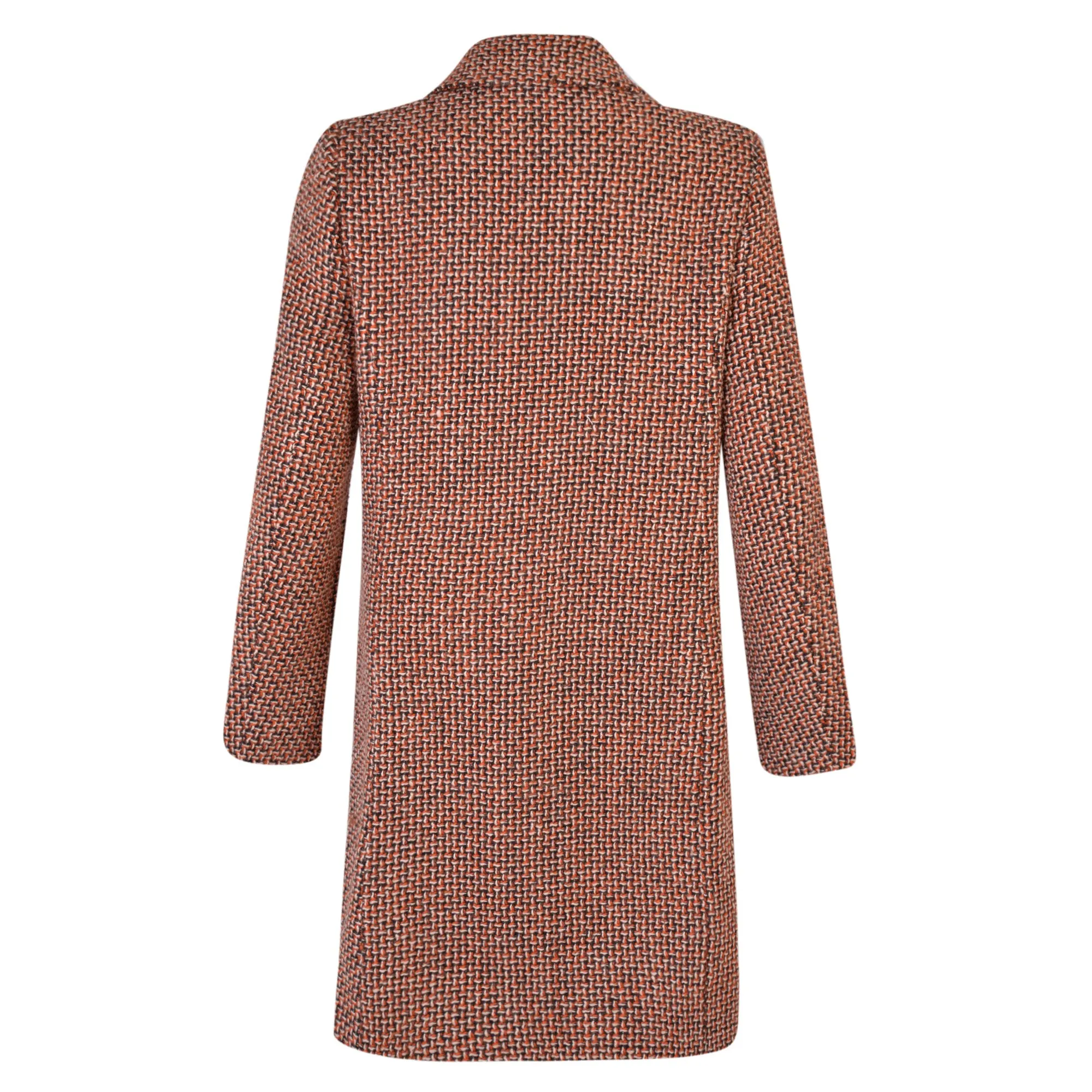 Lana Coat Orange/Brown/Cream sold by Fever London product image thumbnail 2