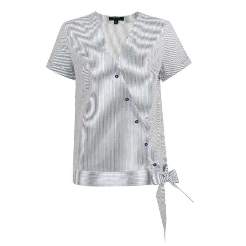 Penny Top White/Navy sold by Fever London