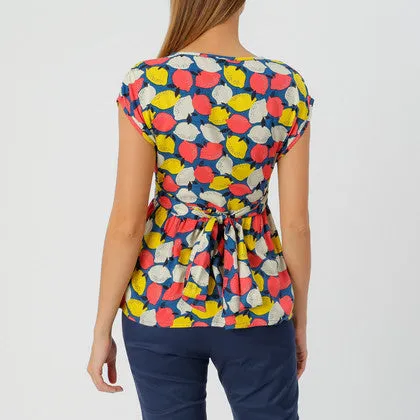 Lemonade Top Navy Multi sold by Fever London product image thumbnail 5