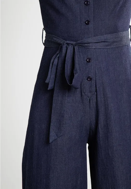 Yvonne Jumpsuit Dark Denim sold by Fever London product image thumbnail 5