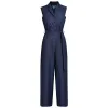 Yvonne Jumpsuit Dark Denim sold by Fever London
