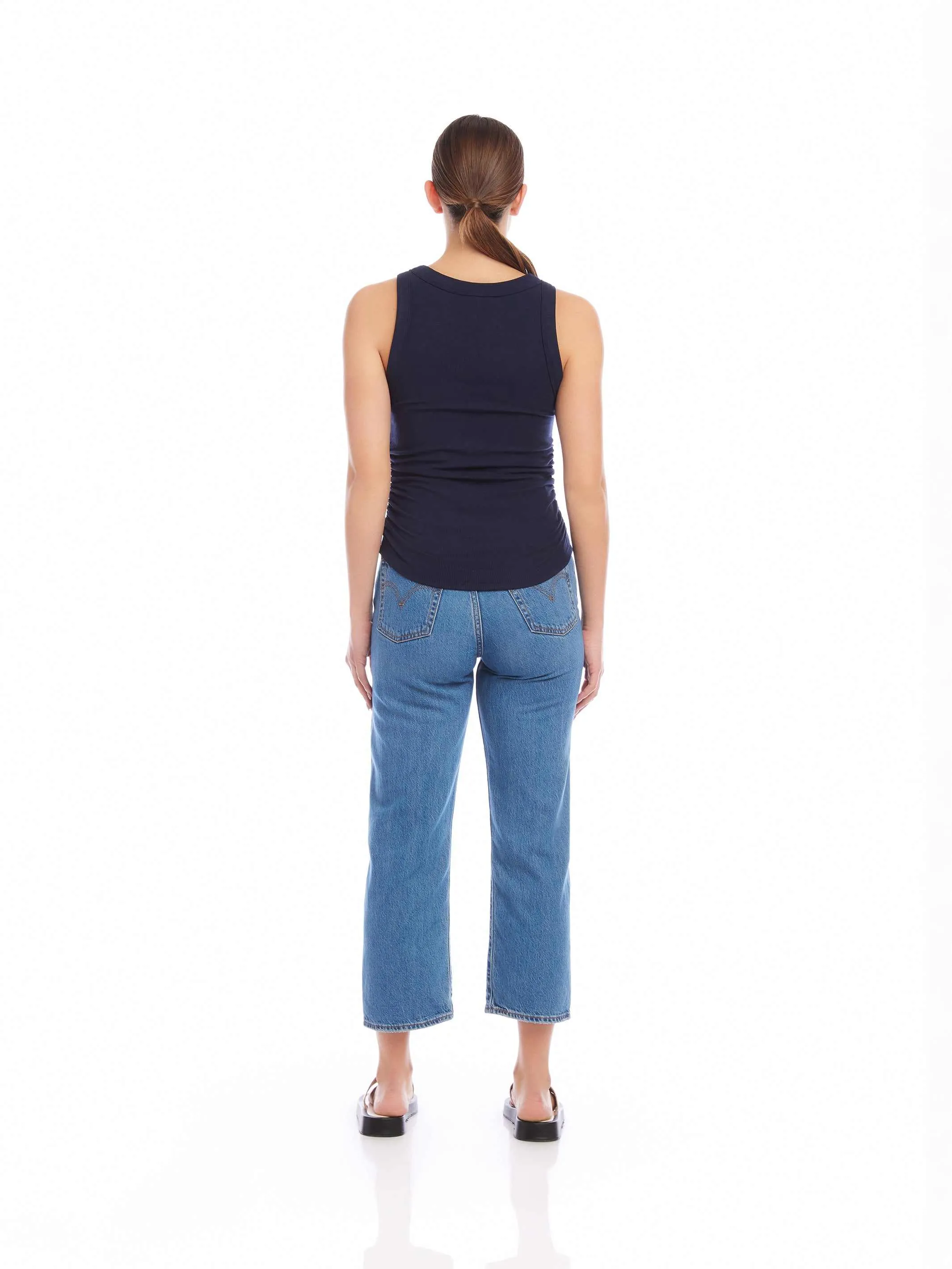 Side Shirred Tank sold by Fifteen Twenty product image thumbnail 3