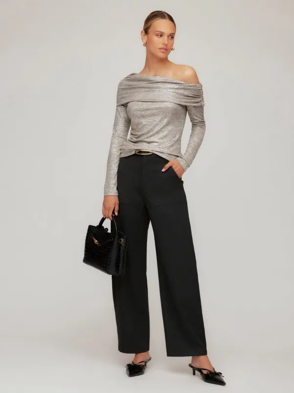Agnes Asymmetric One-Shoulder Top sold by Fifteen Twenty