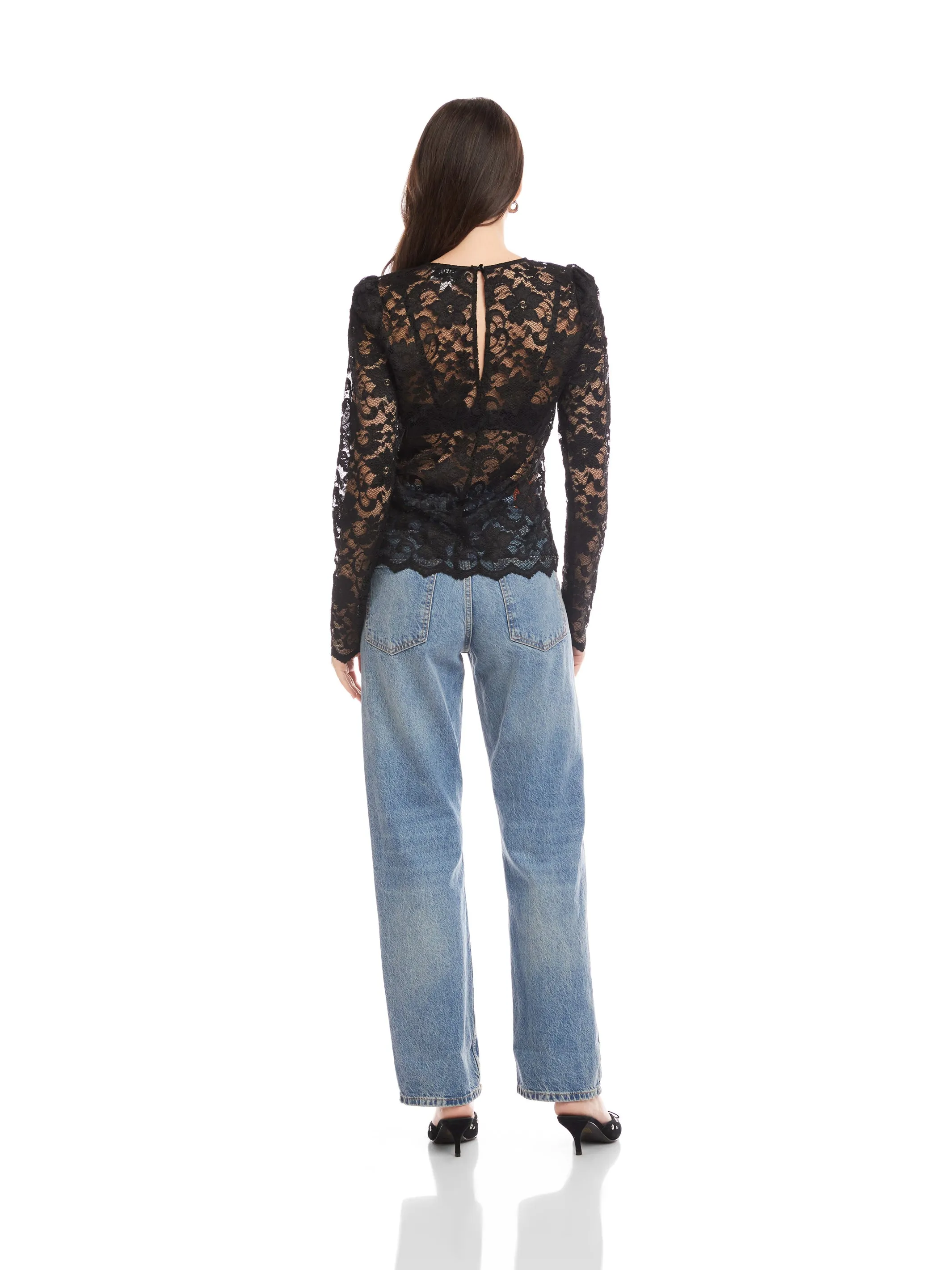 Maylani Lace Top sold by Fifteen Twenty product image thumbnail 5