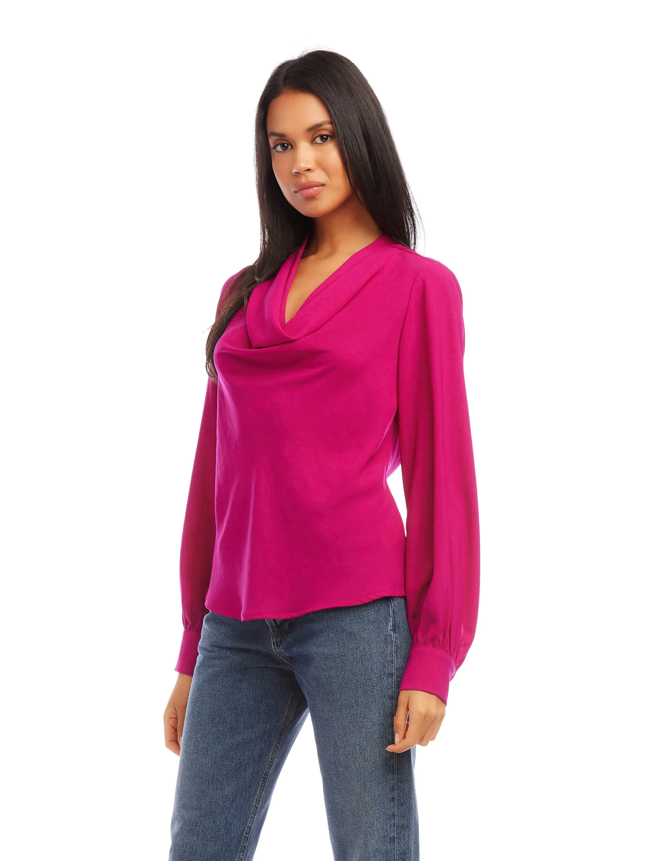 Cowl Neck Top sold by Fifteen Twenty product image thumbnail 3