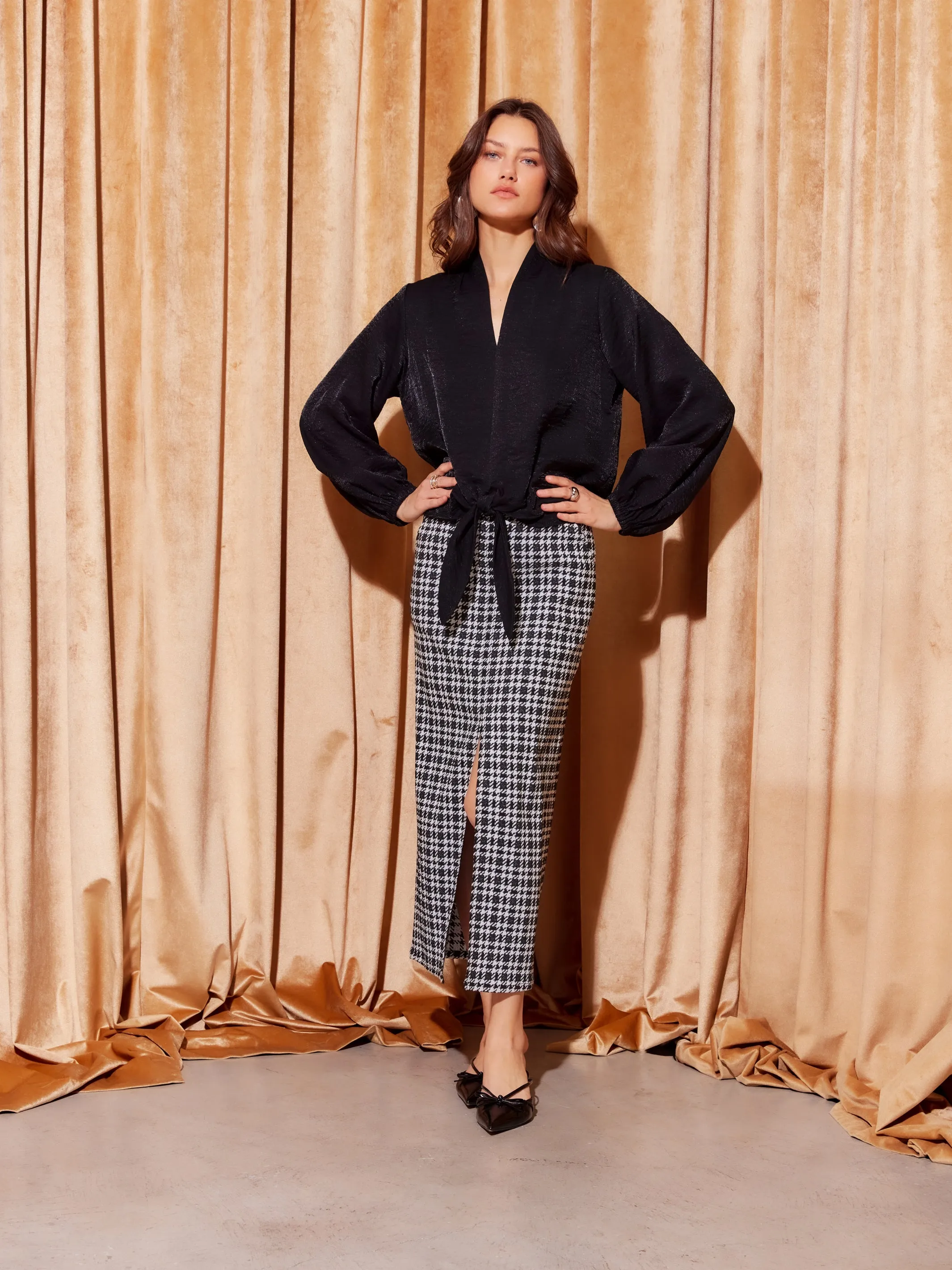 Scarlet Tie-Front Top sold by Fifteen Twenty product image thumbnail 2