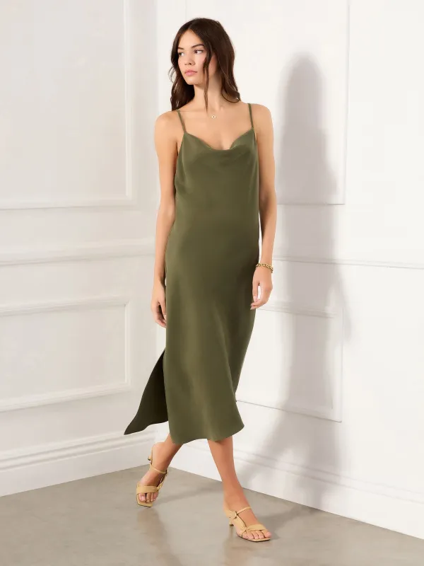 Cowl Neck Slip Dress sold by Fifteen Twenty