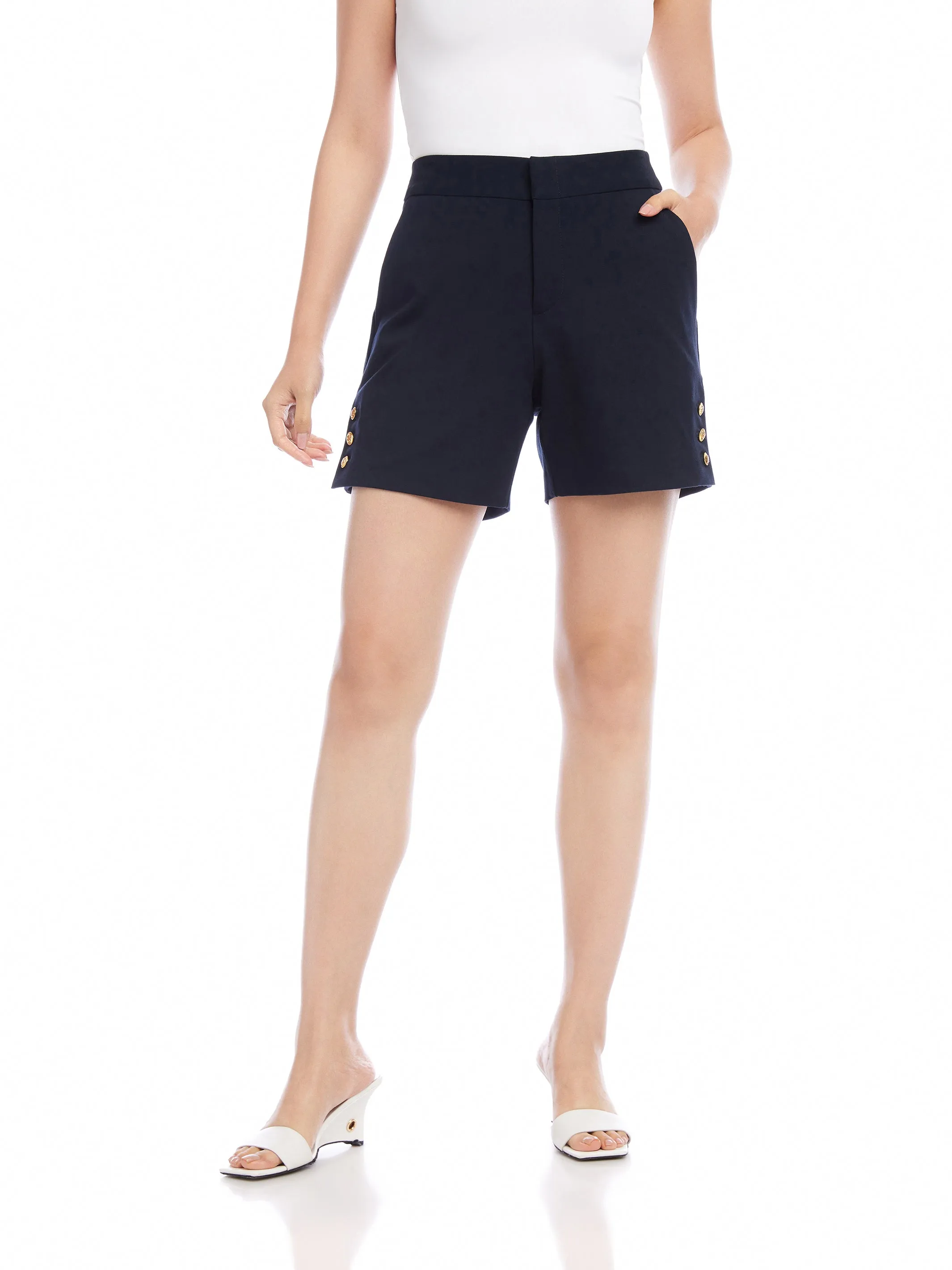 Button Up Shorts sold by Fifteen Twenty product image thumbnail 3