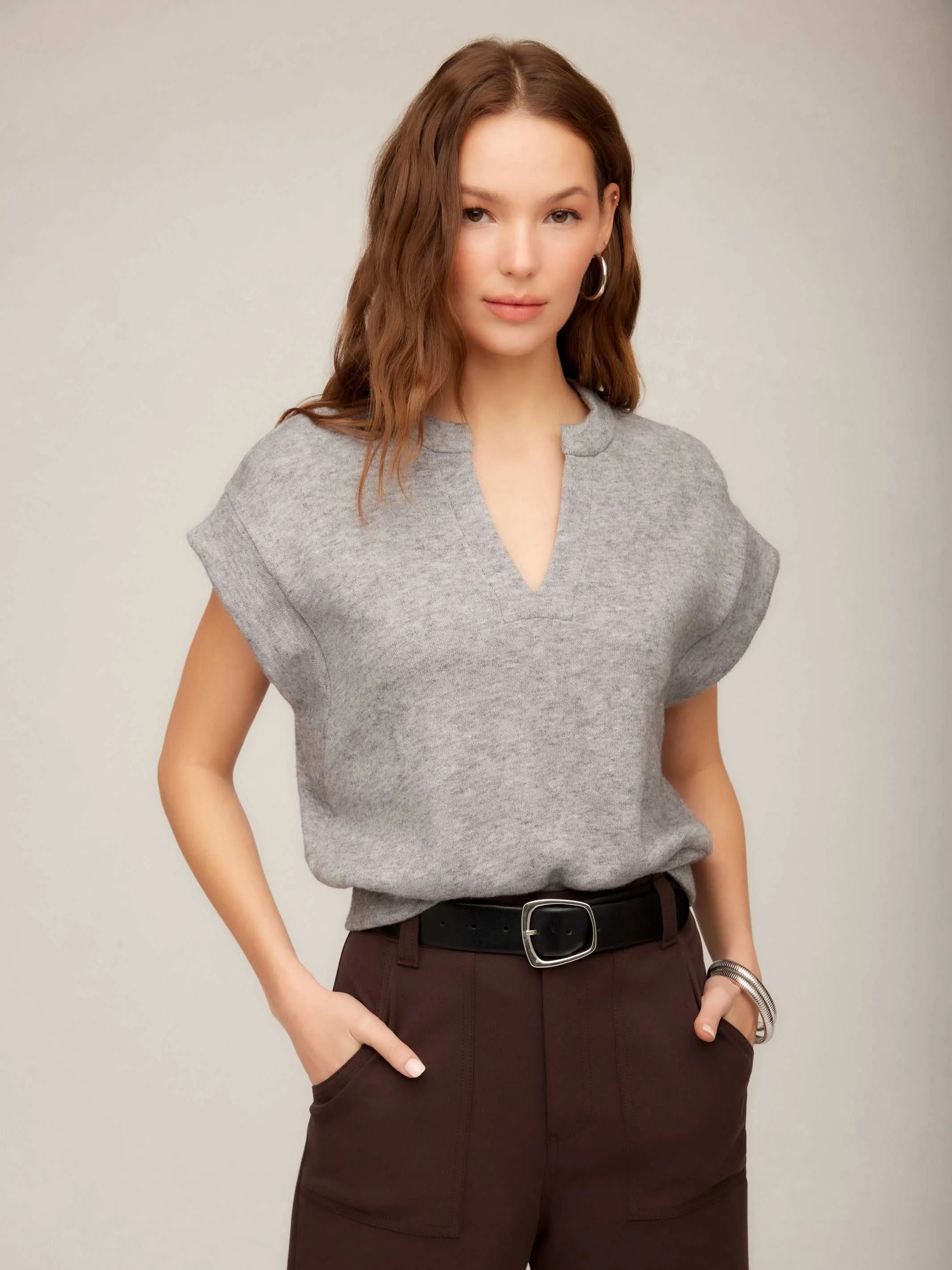 Morgan V-Neck Top sold by Fifteen Twenty