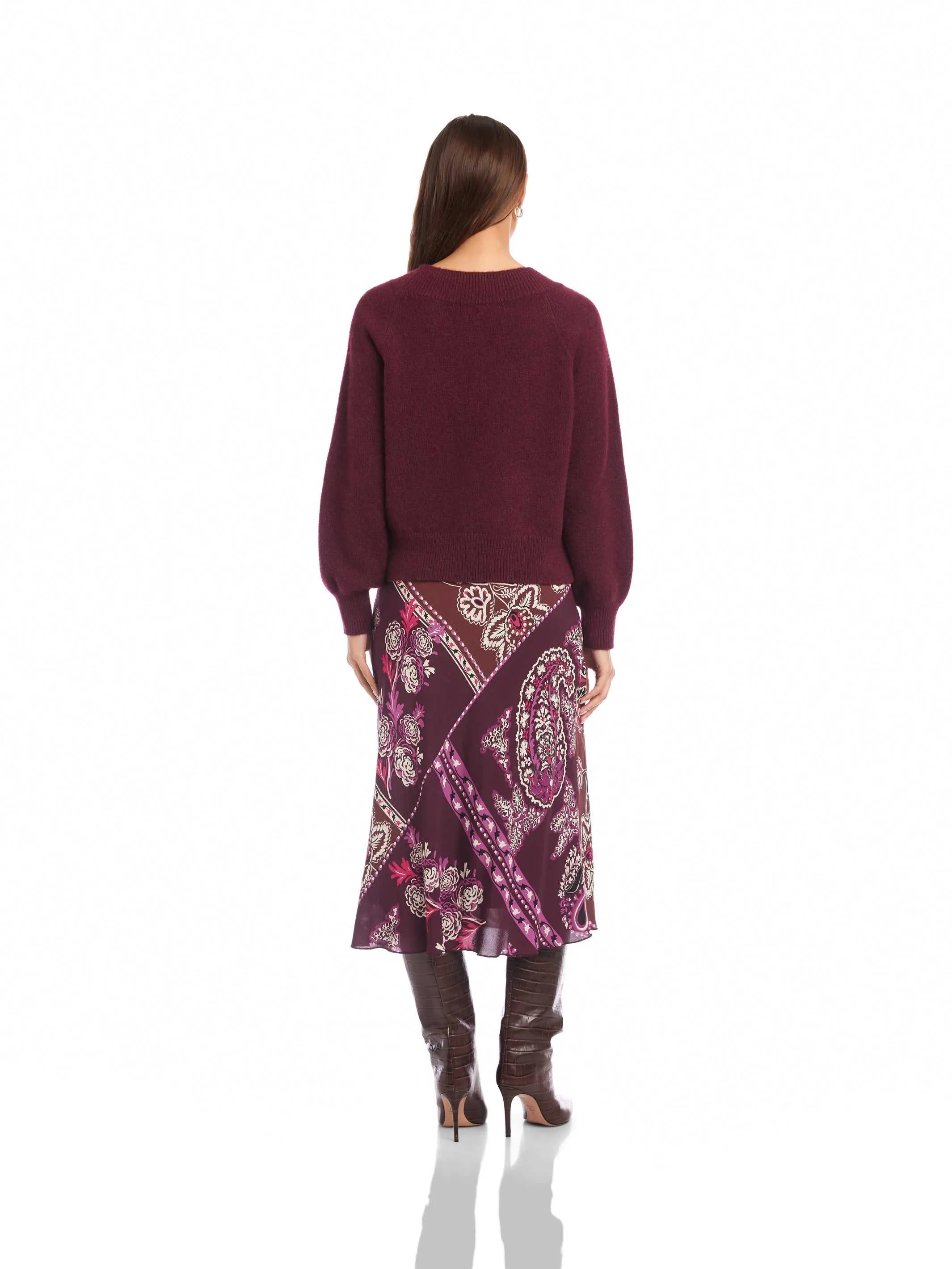 Heather V-Neck Sweater sold by Fifteen Twenty product image thumbnail 4