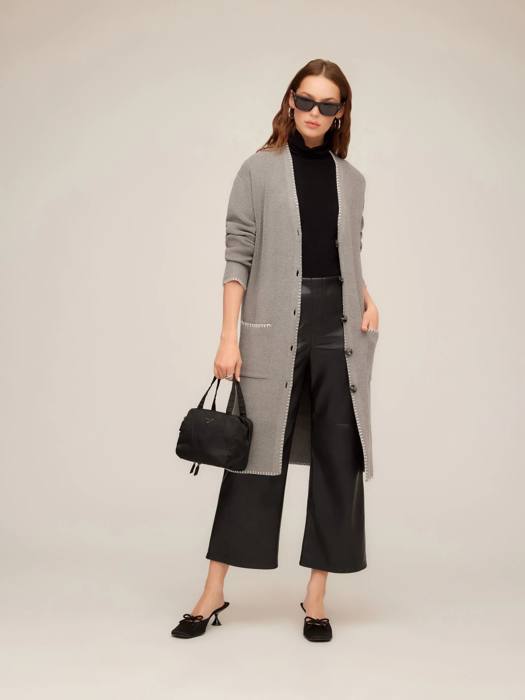 Ariel Edge Stitch Cardigan Sweater sold by Fifteen Twenty product image thumbnail 2