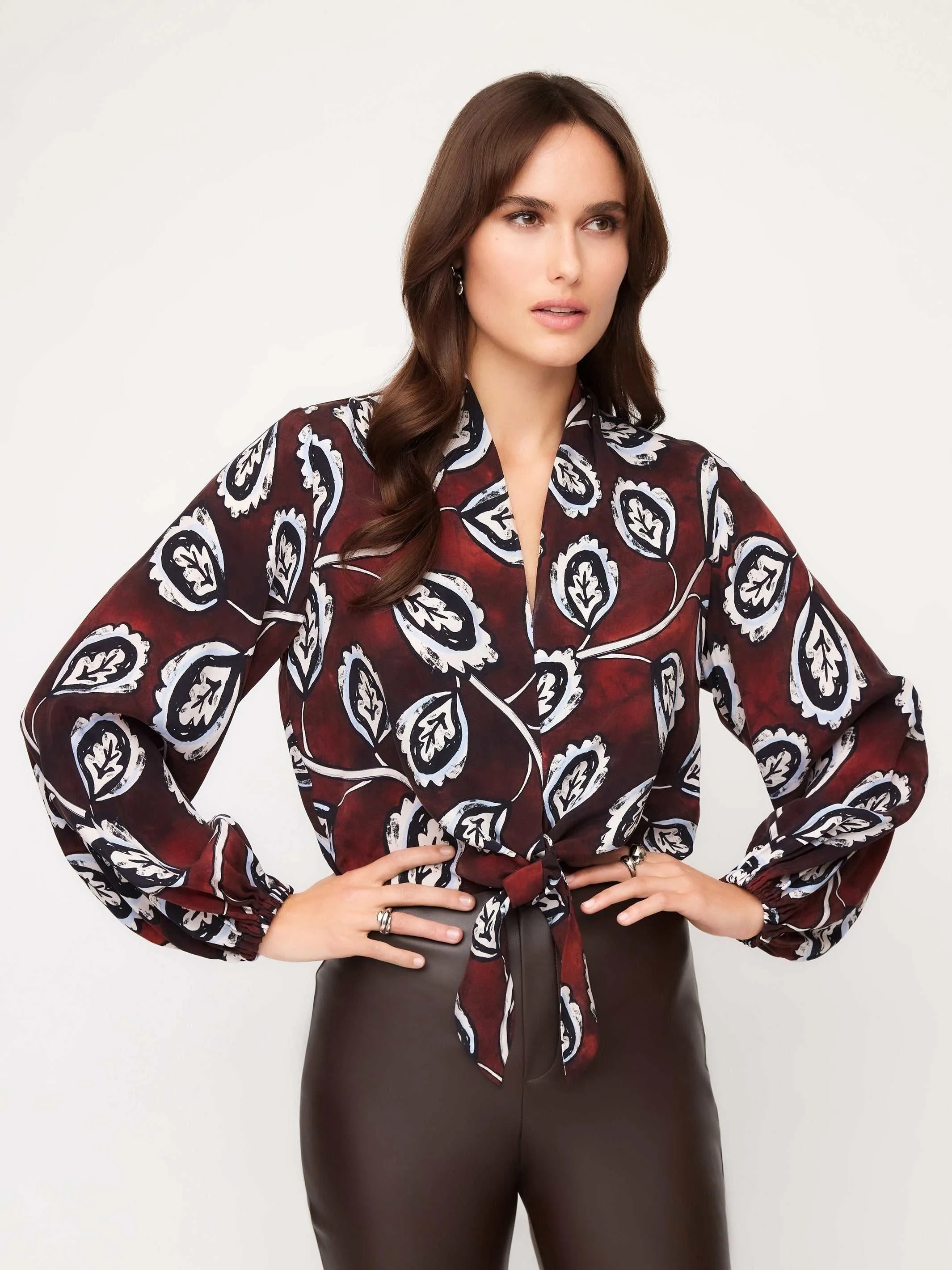 Scarlet Tie-Front Top sold by Fifteen Twenty product image thumbnail 2