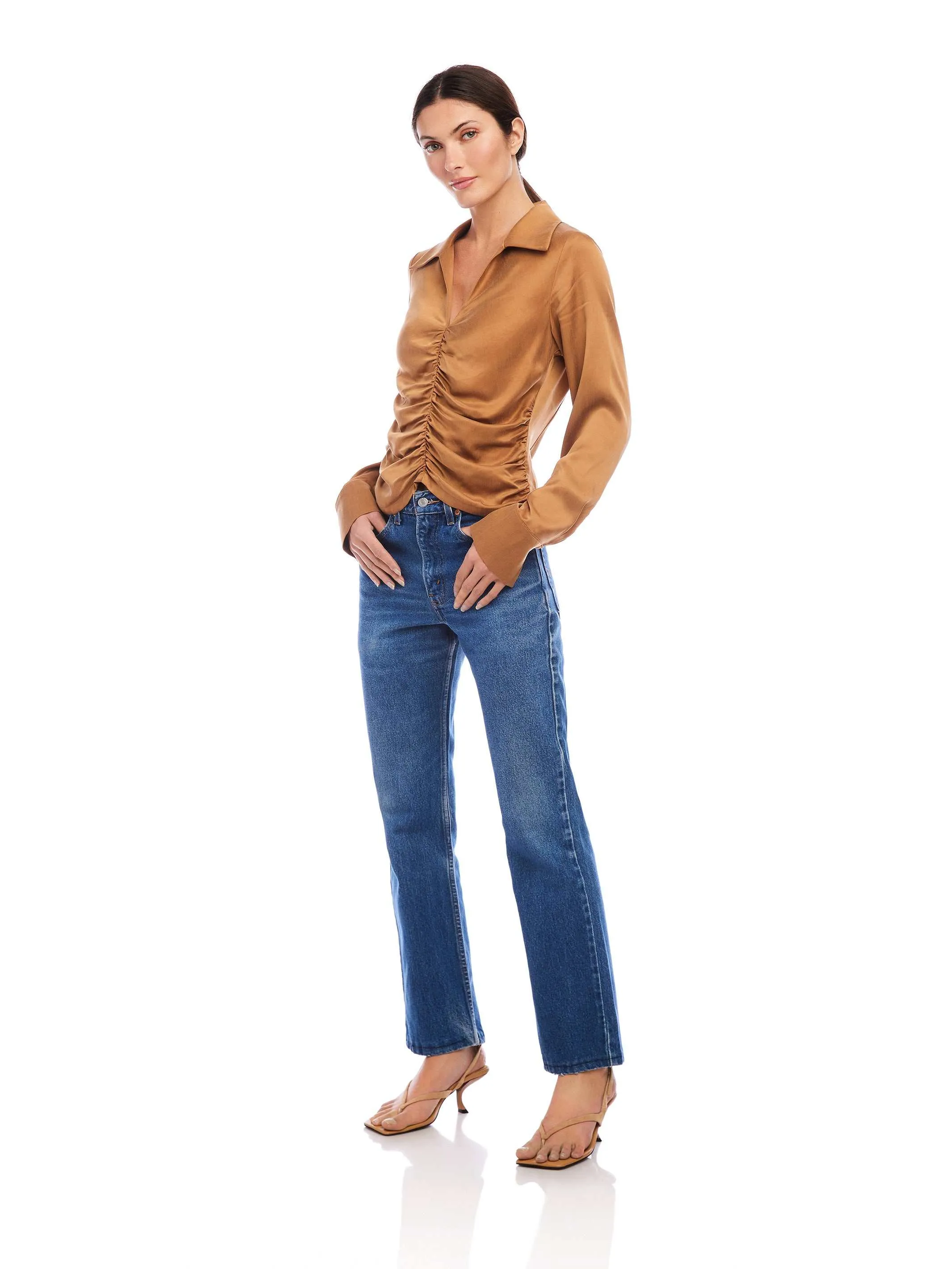 Arabella Shirred Top sold by Fifteen Twenty product image thumbnail 3