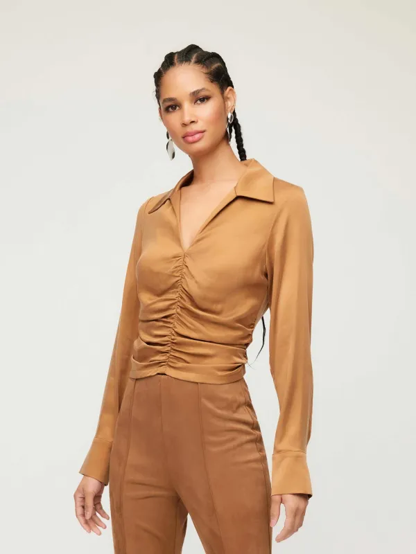 Arabella Shirred Top sold by Fifteen Twenty