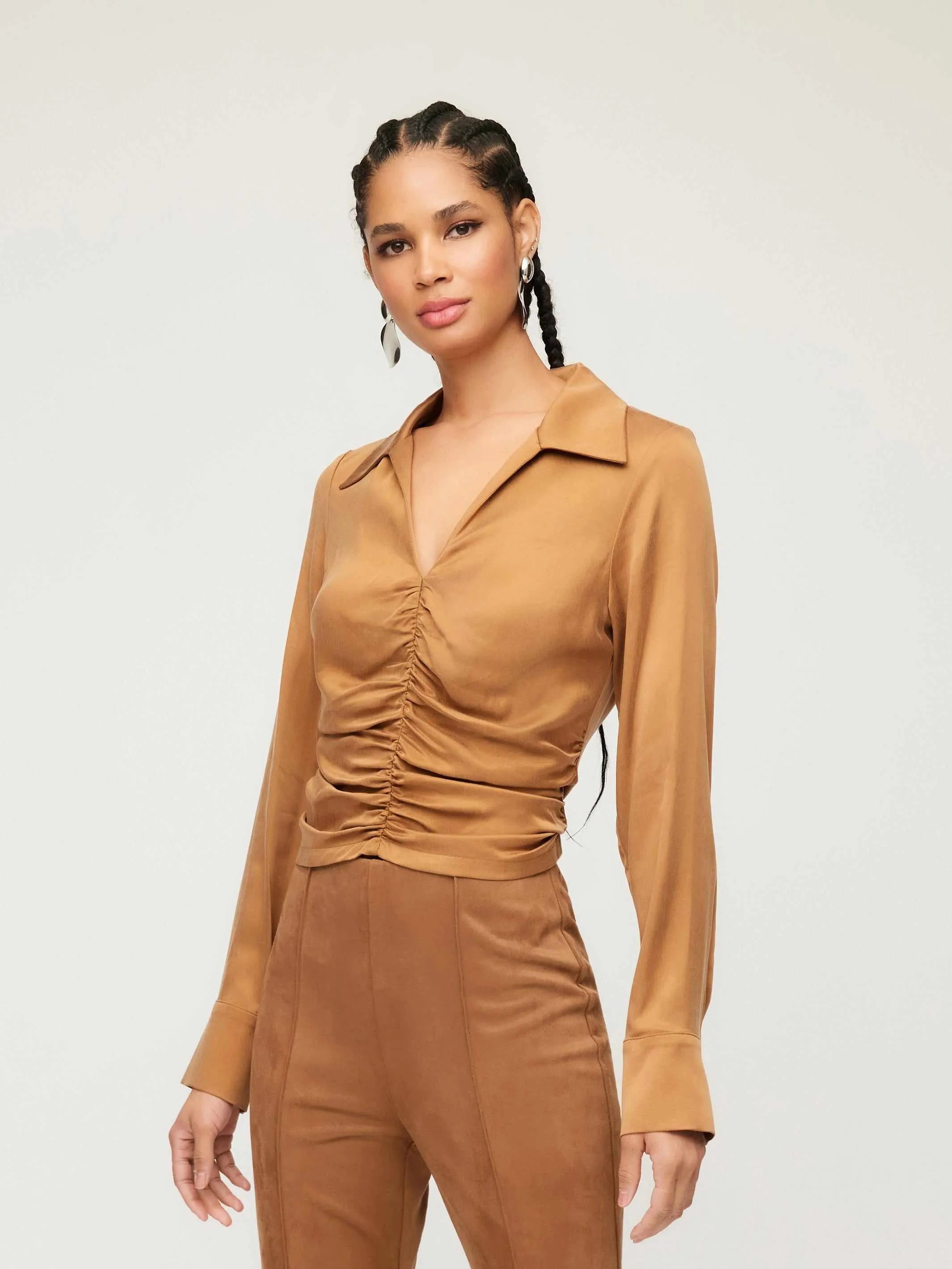 Arabella Shirred Top sold by Fifteen Twenty