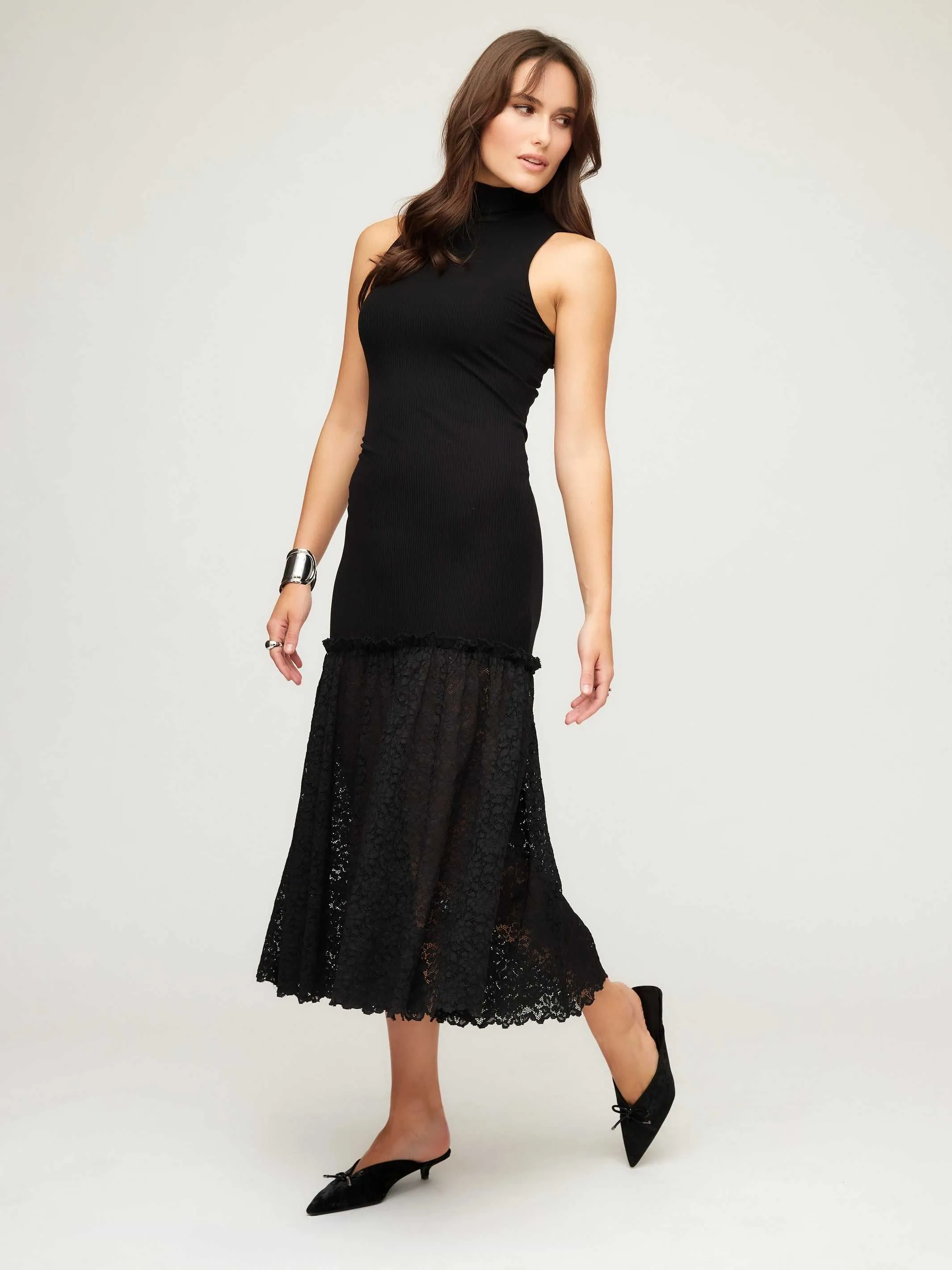 Liana Contrast Lace Dress sold by Fifteen Twenty product image thumbnail 2