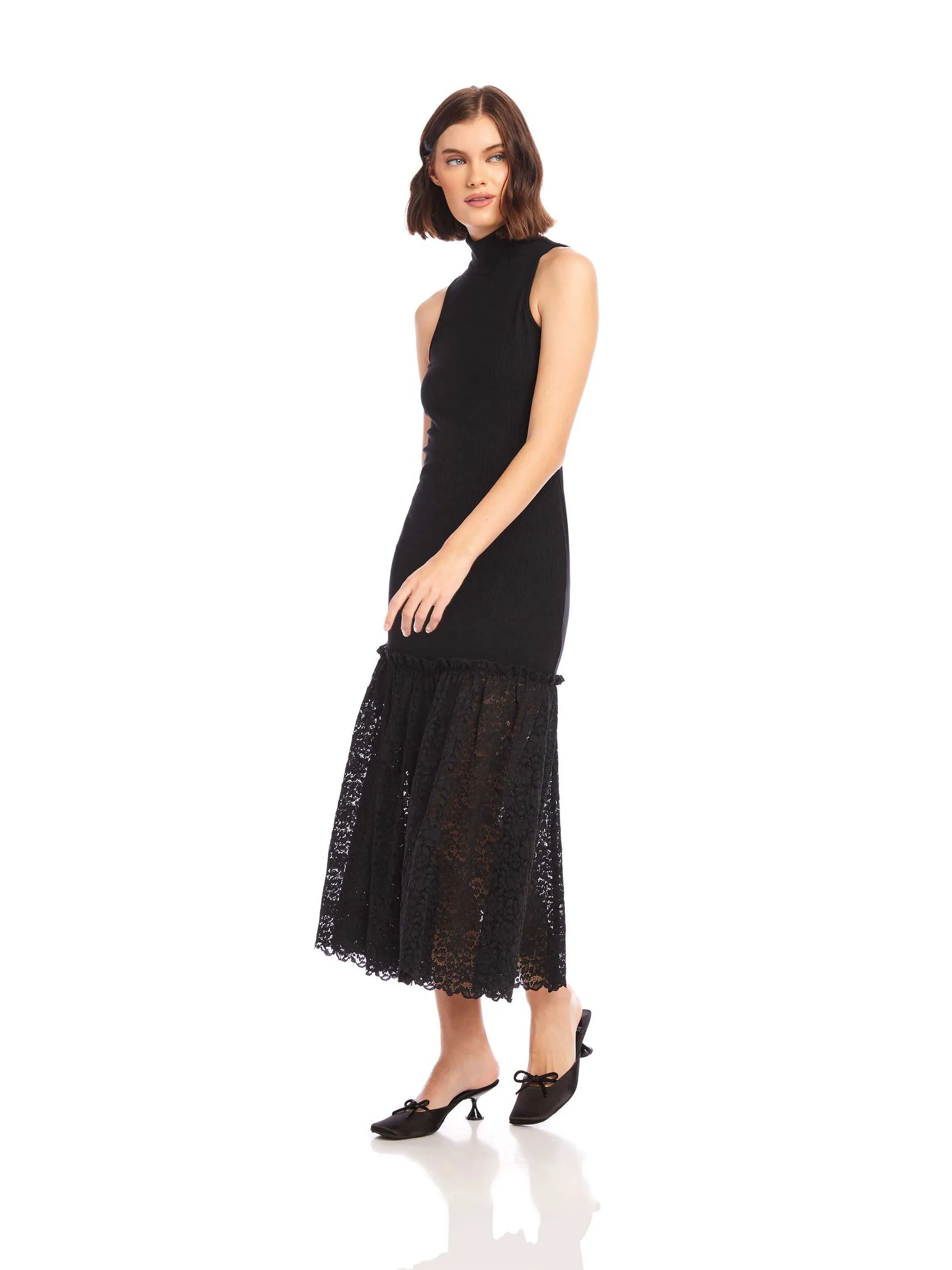 Liana Contrast Lace Dress sold by Fifteen Twenty product image thumbnail 4