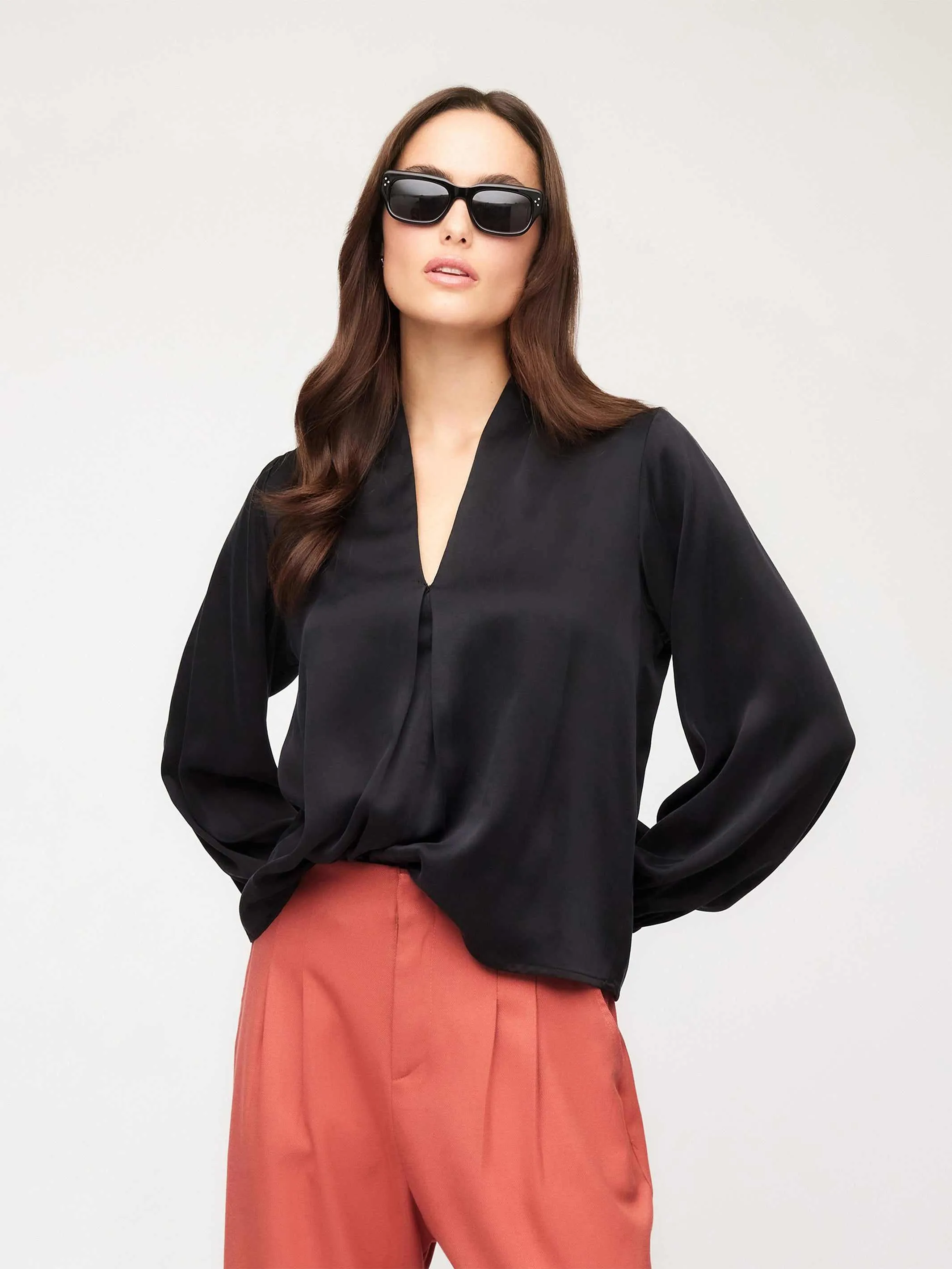 Kiera Blouson Sleeve Top sold by Fifteen Twenty