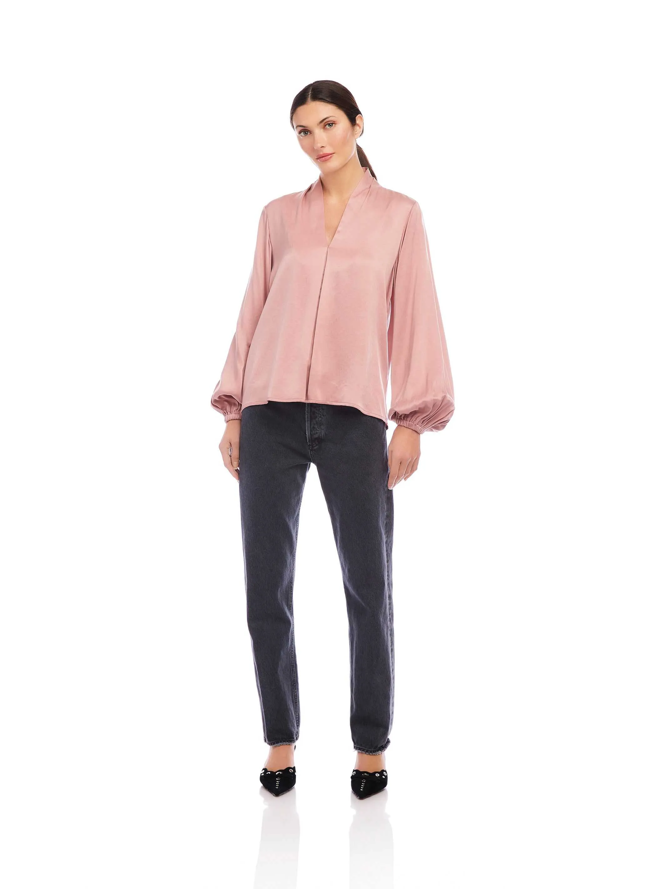 Kiera Blouson Sleeve Top sold by Fifteen Twenty product image thumbnail 5