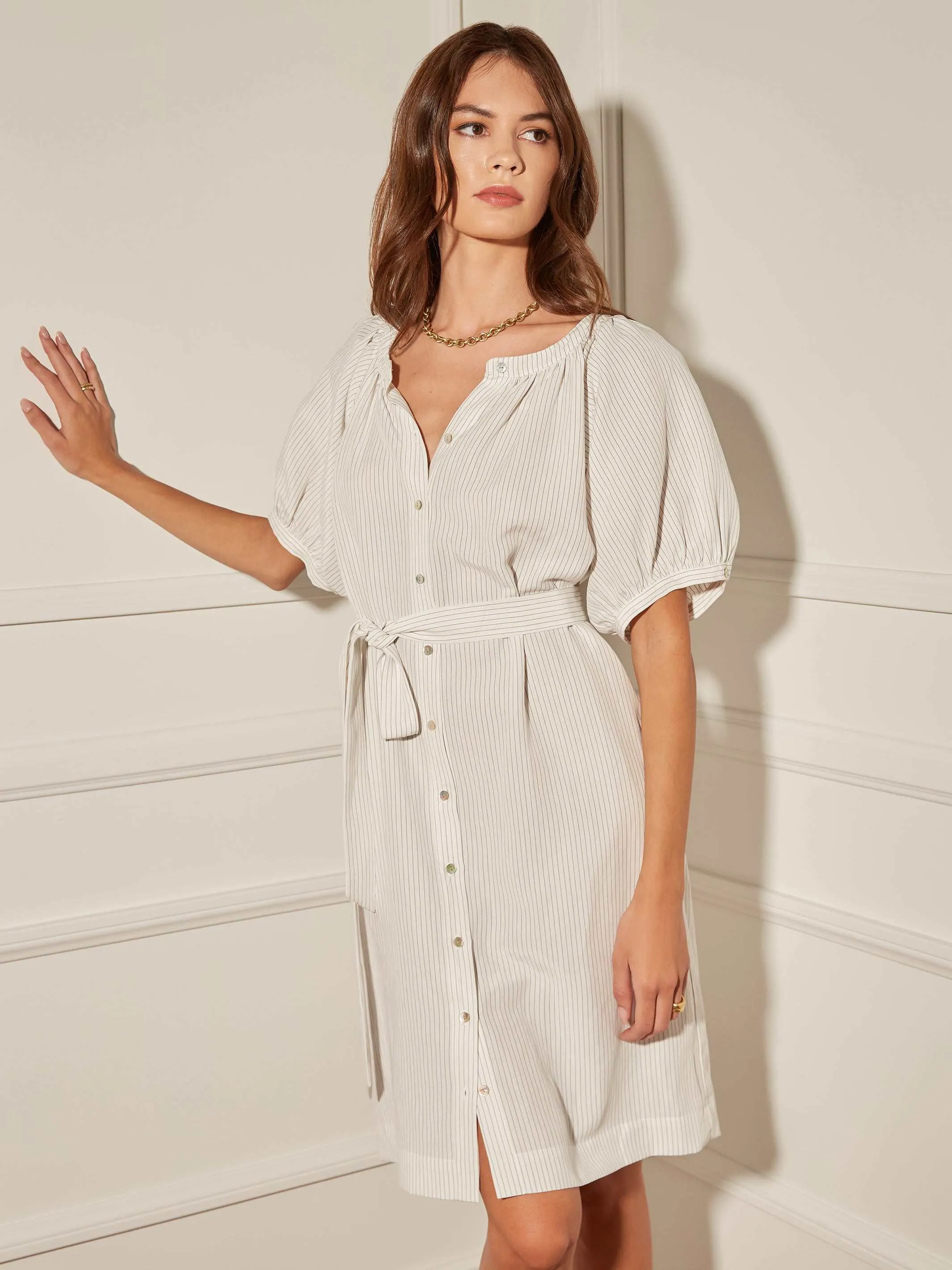 Short Sleeve Peasant Dress sold by Fifteen Twenty product image thumbnail 2