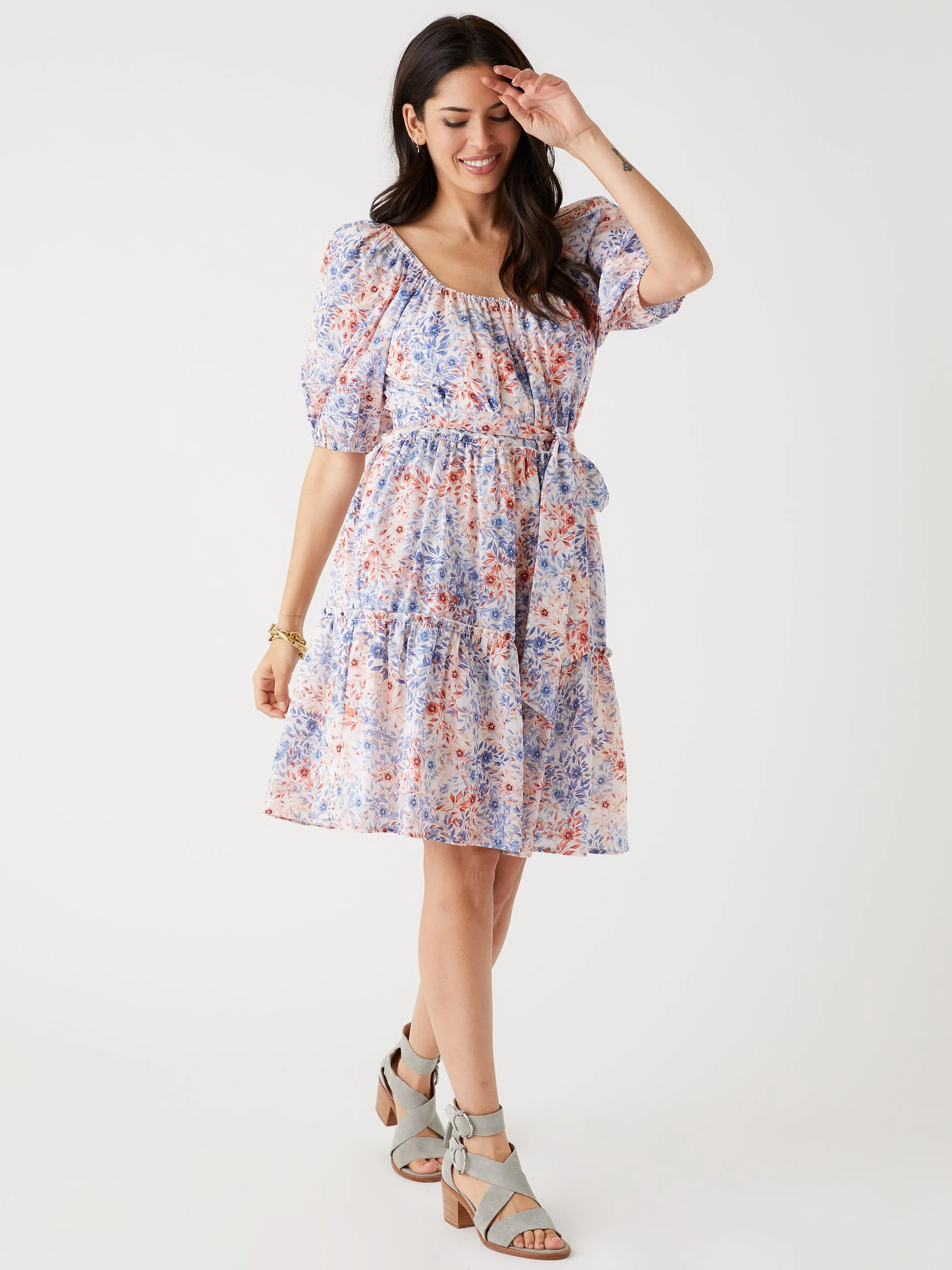 Tiered Short Dress sold by Fifteen Twenty product image thumbnail 5