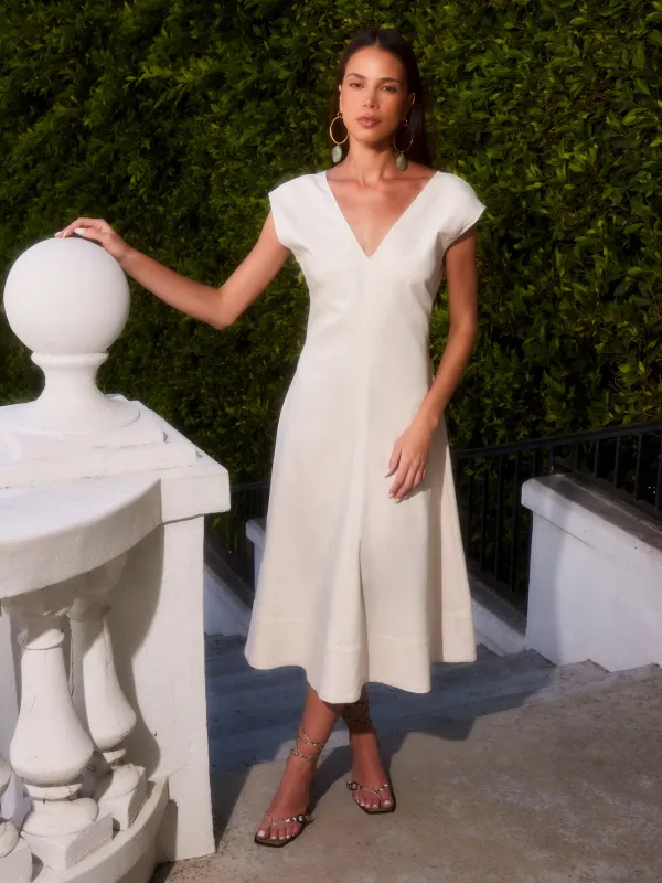 Lilia A-Line Midi Dress sold by Fifteen Twenty