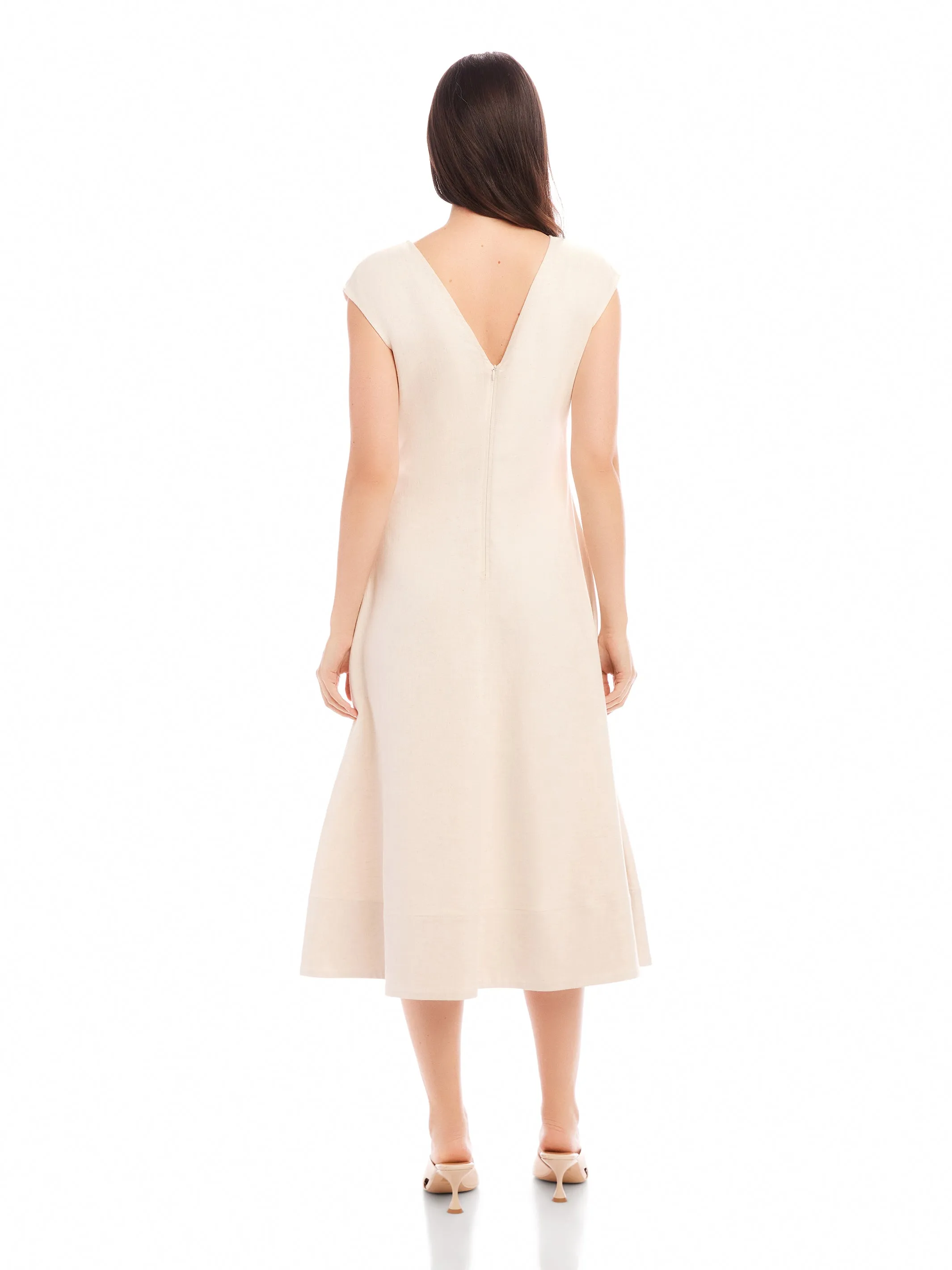 Lilia A-Line Midi Dress sold by Fifteen Twenty product image thumbnail 5