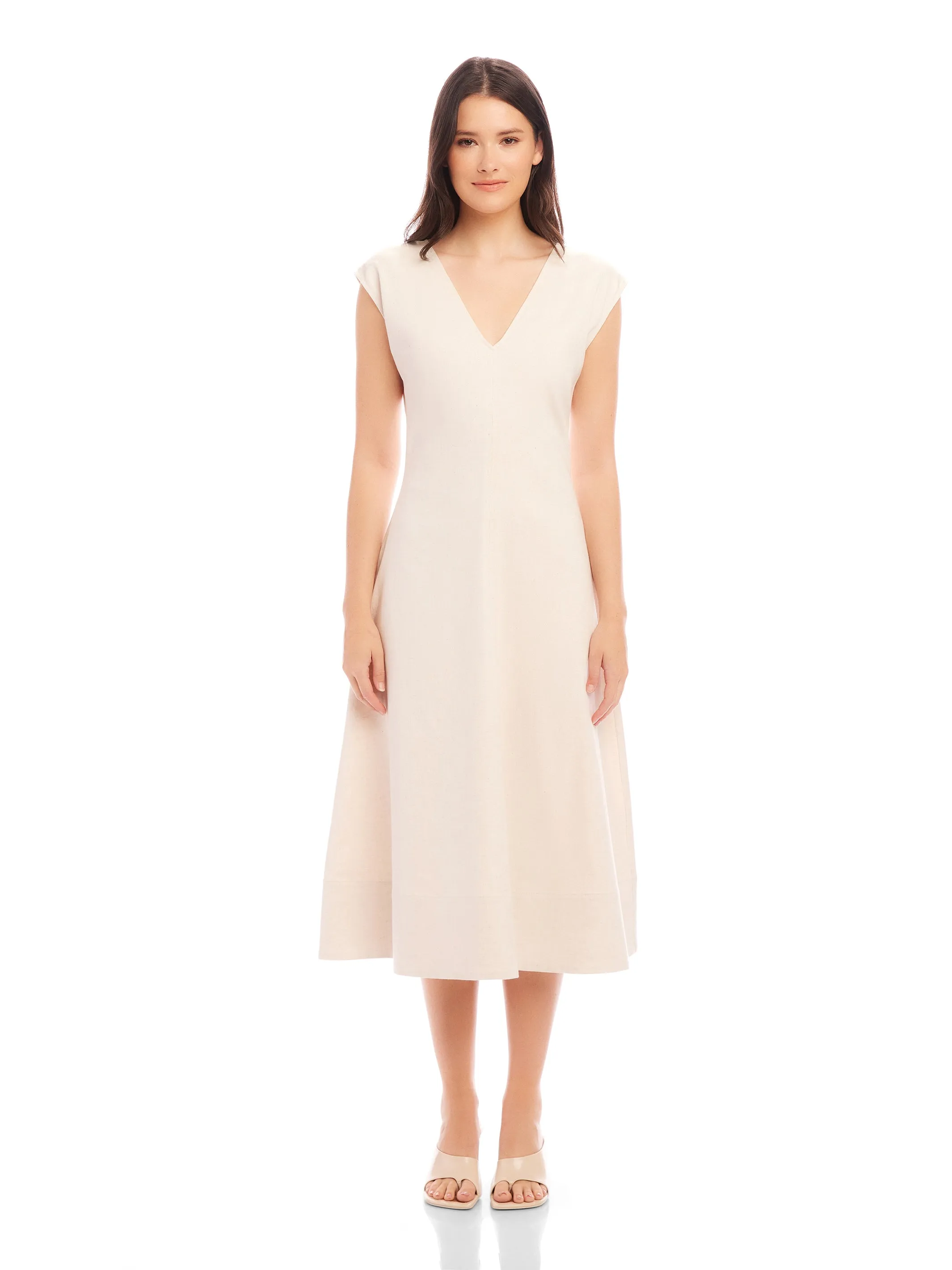 Lilia A-Line Midi Dress sold by Fifteen Twenty product image thumbnail 3