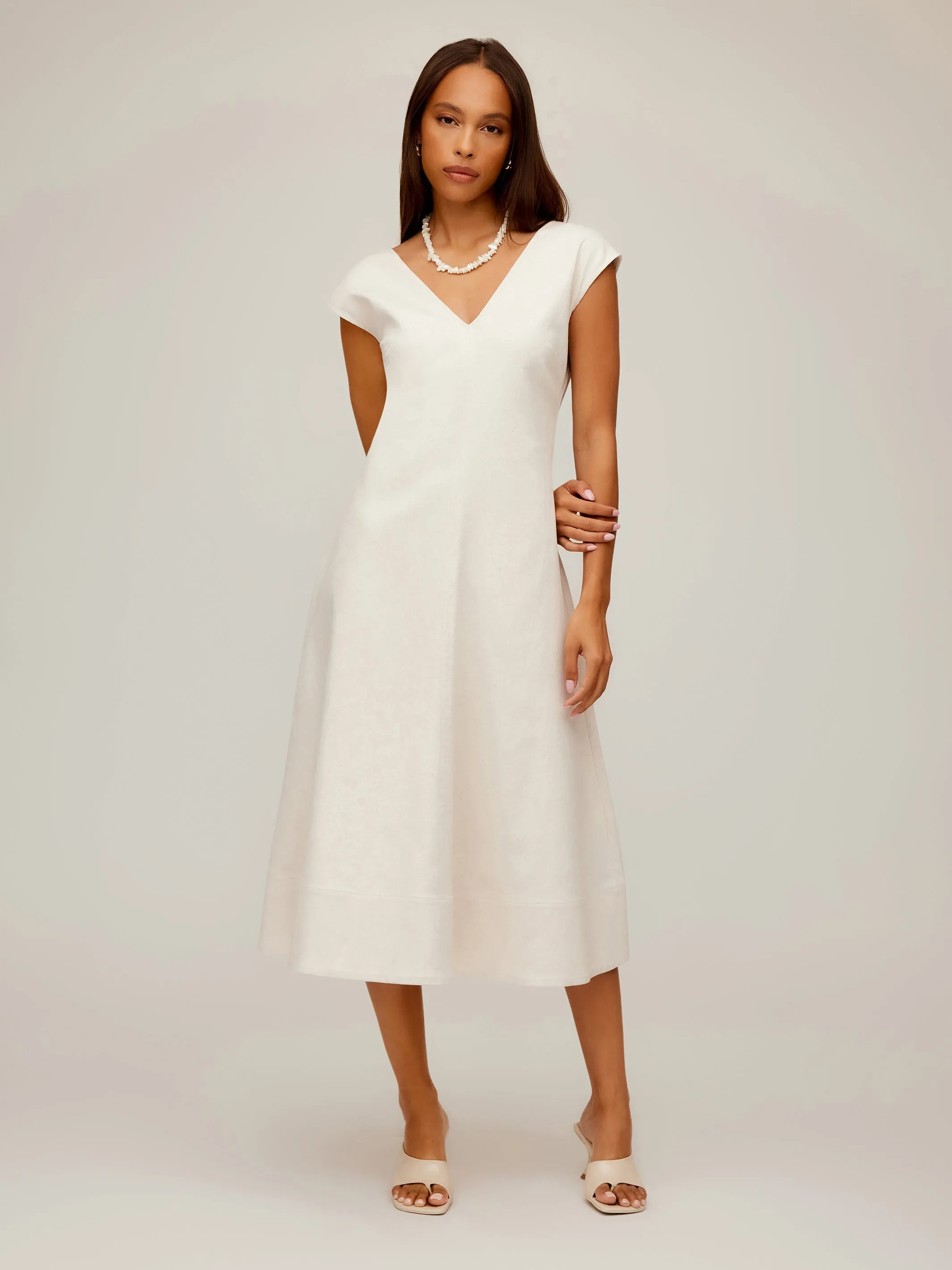 Lilia A-Line Midi Dress sold by Fifteen Twenty product image thumbnail 2
