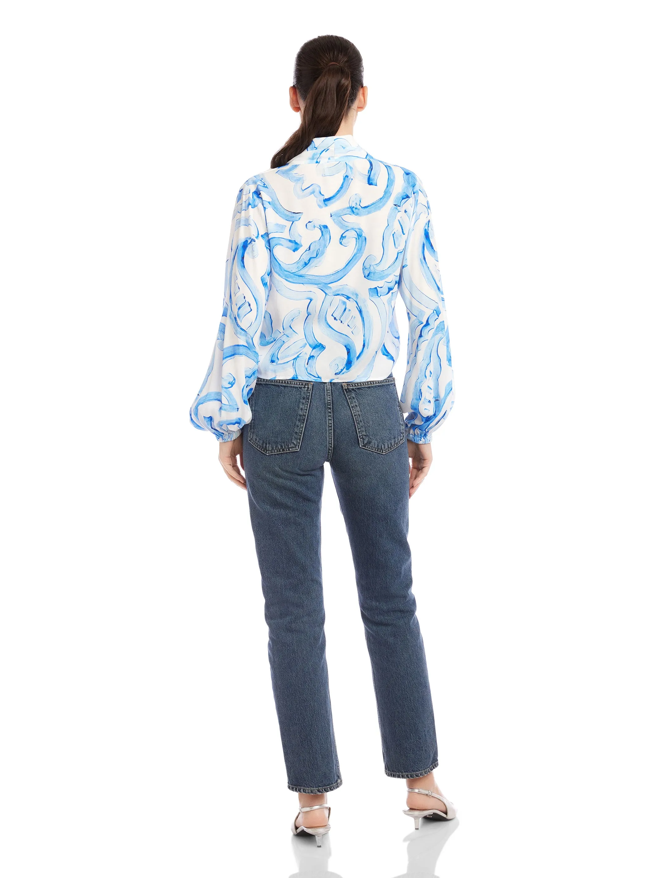 Scarlet Tie-Front Top sold by Fifteen Twenty product image thumbnail 4