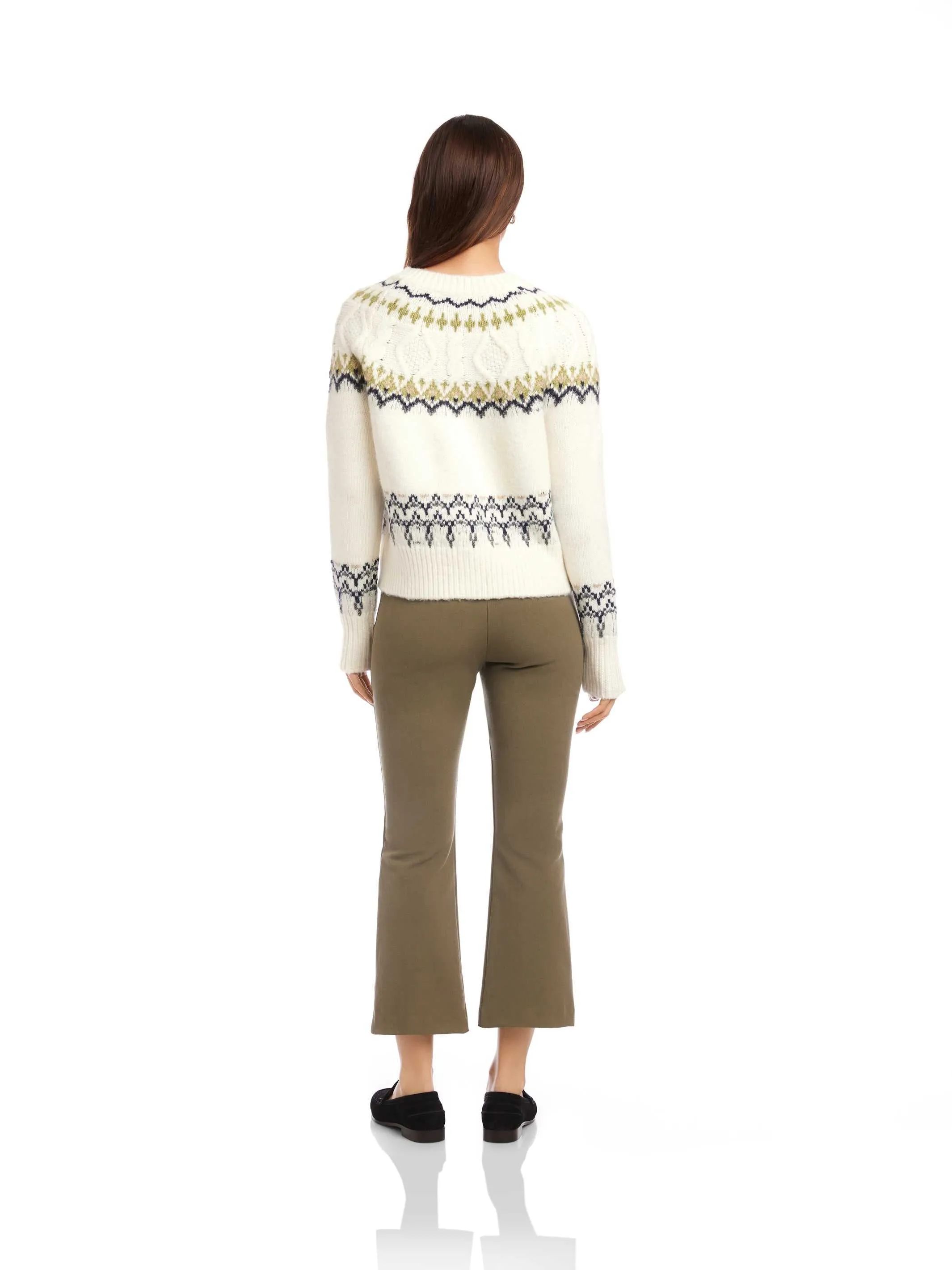 Astrid Fair Isle Cardigan Sweater sold by Fifteen Twenty product image thumbnail 5