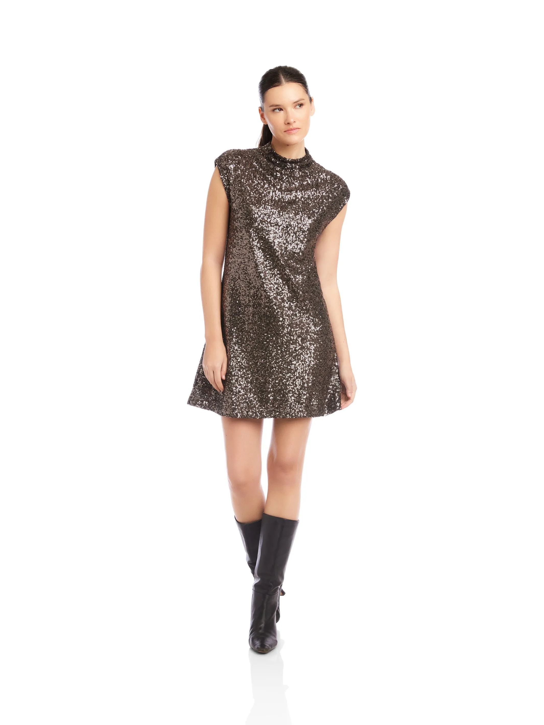 Cayla Sequin Mini Dress sold by Fifteen Twenty product image thumbnail 3