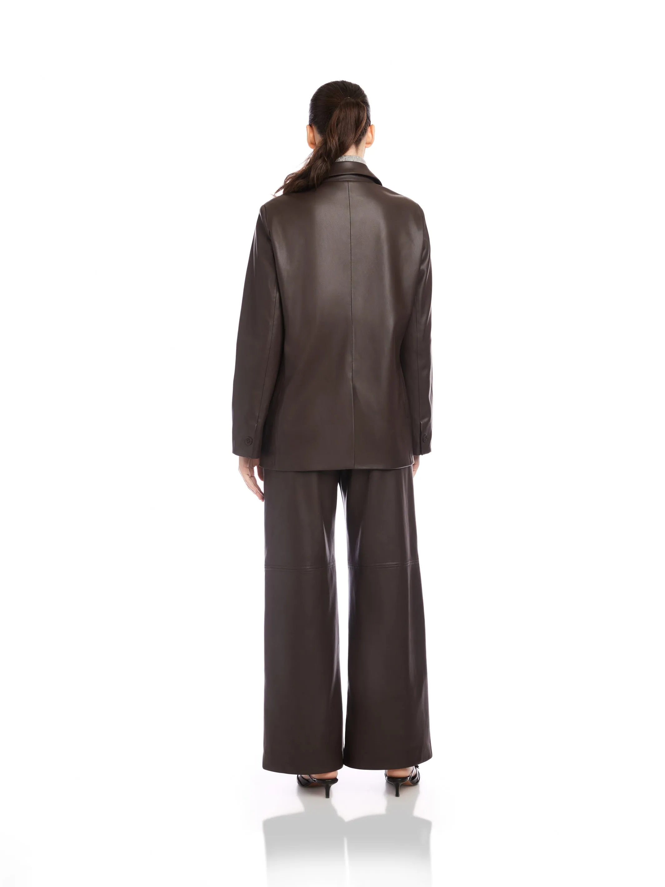 Regan Faux Leather Blazer sold by Fifteen Twenty product image thumbnail 5