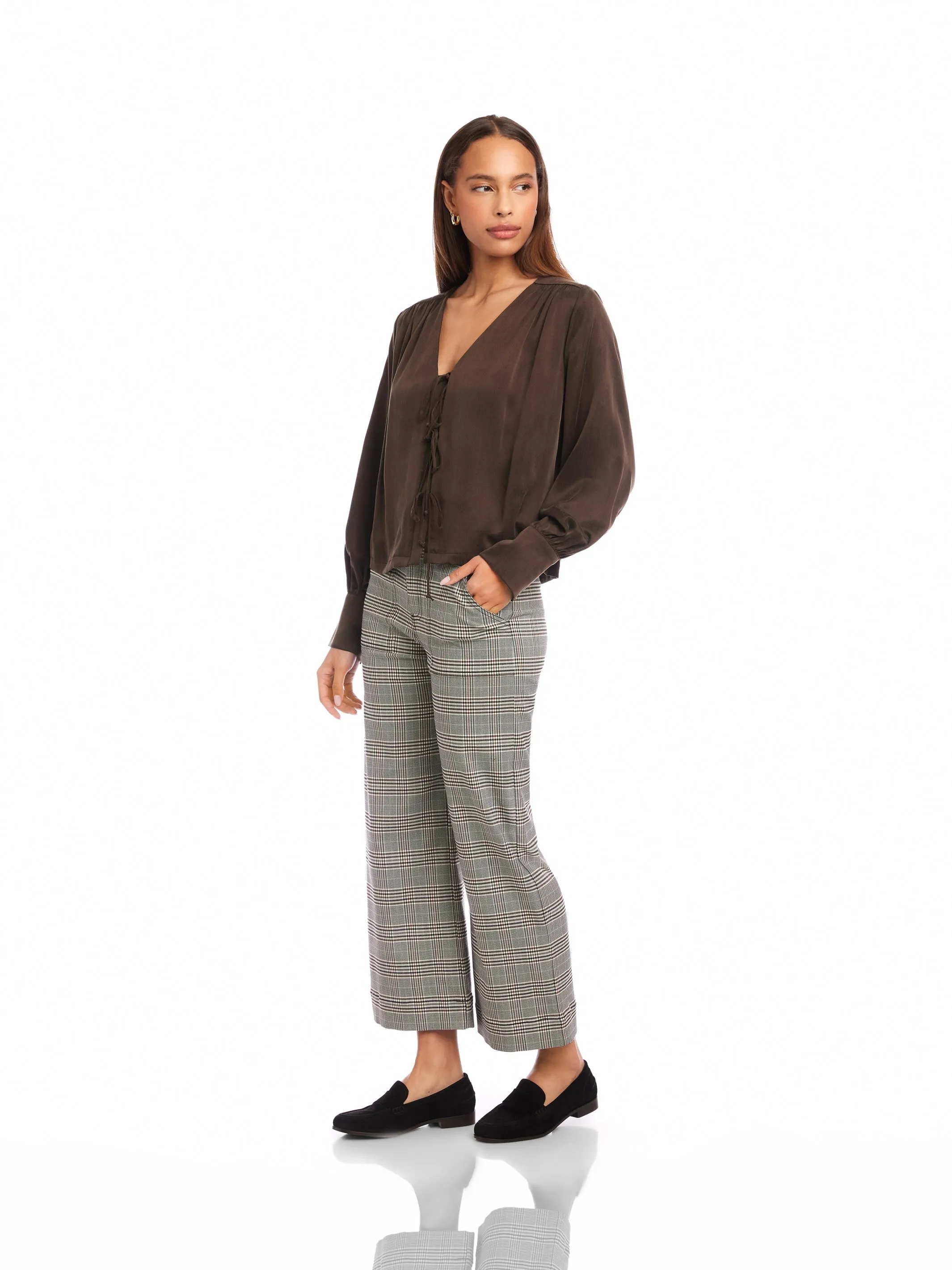 Kayla Bow Detail Blouse sold by Fifteen Twenty product image thumbnail 3